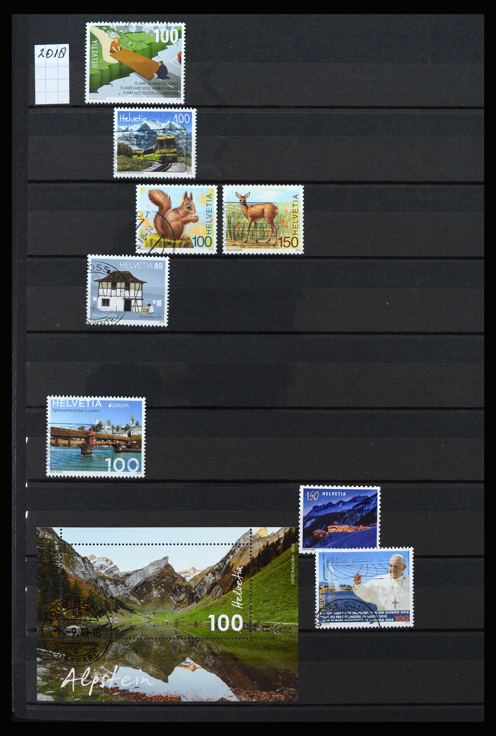 37225 192 - Postzegelverzameling 37225 Zwitserland 1854-2020.