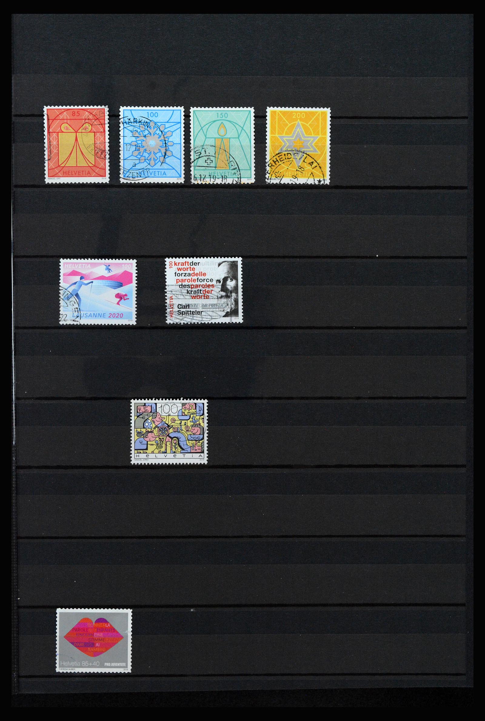 37225 195 - Postzegelverzameling 37225 Zwitserland 1854-2020.
