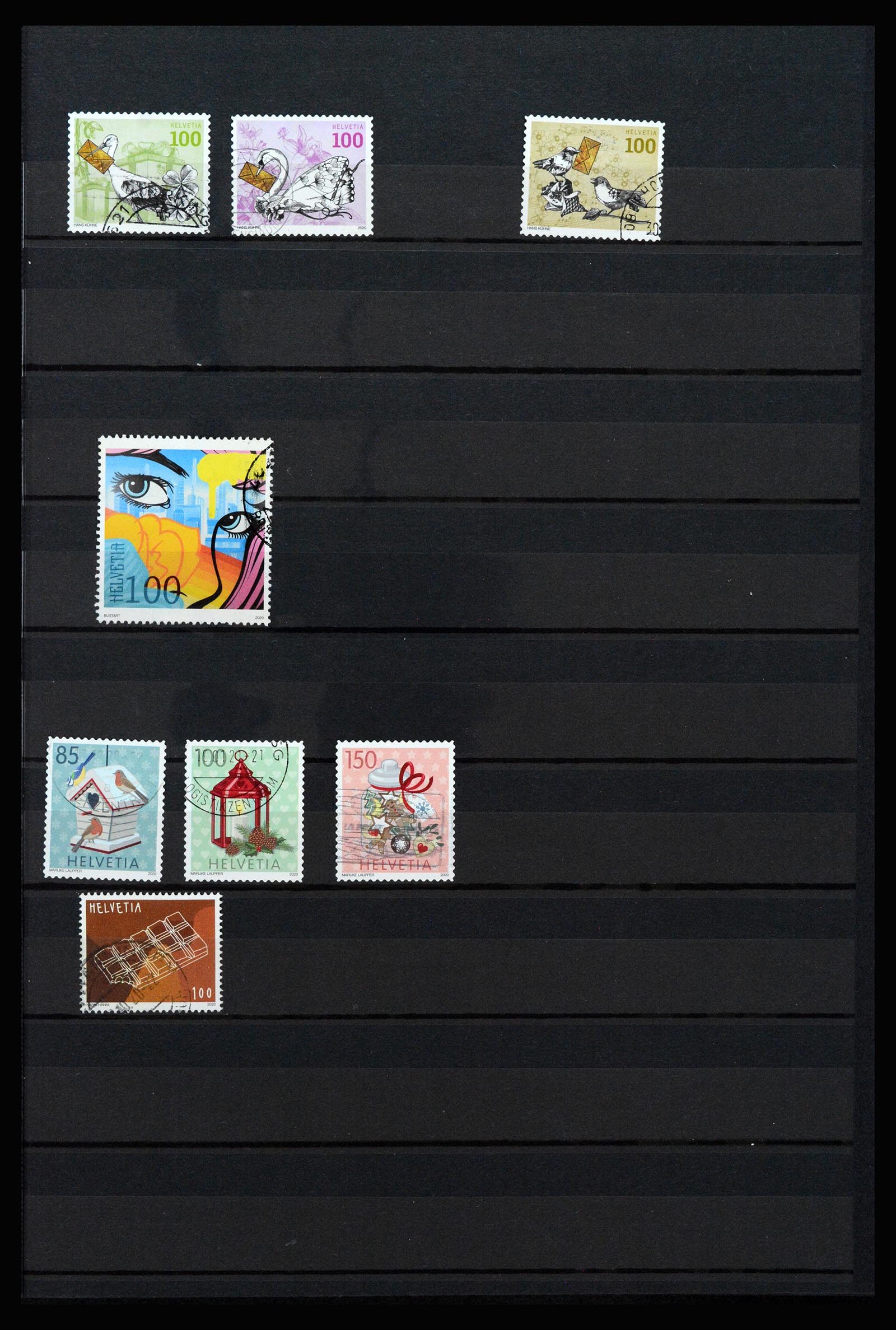 37225 197 - Postzegelverzameling 37225 Zwitserland 1854-2020.