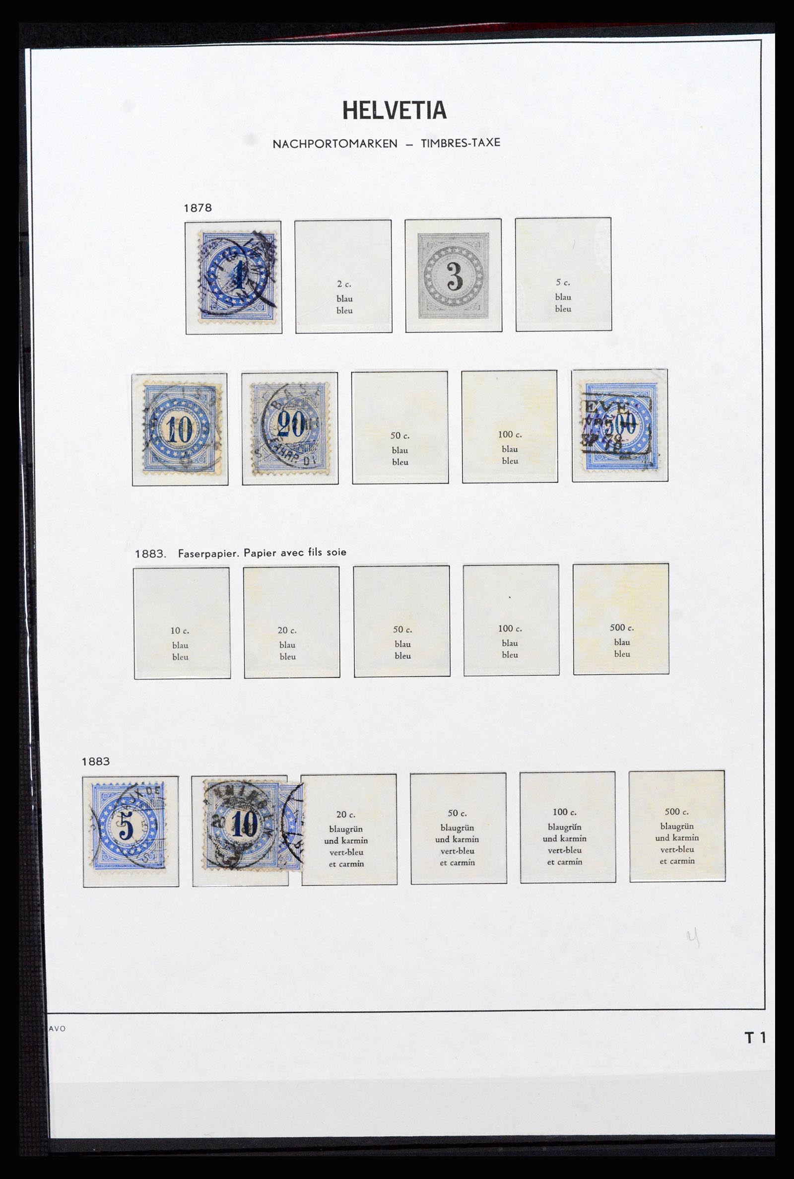 37225 201 - Stamp collection 37225 Switzerland 1854-2020.