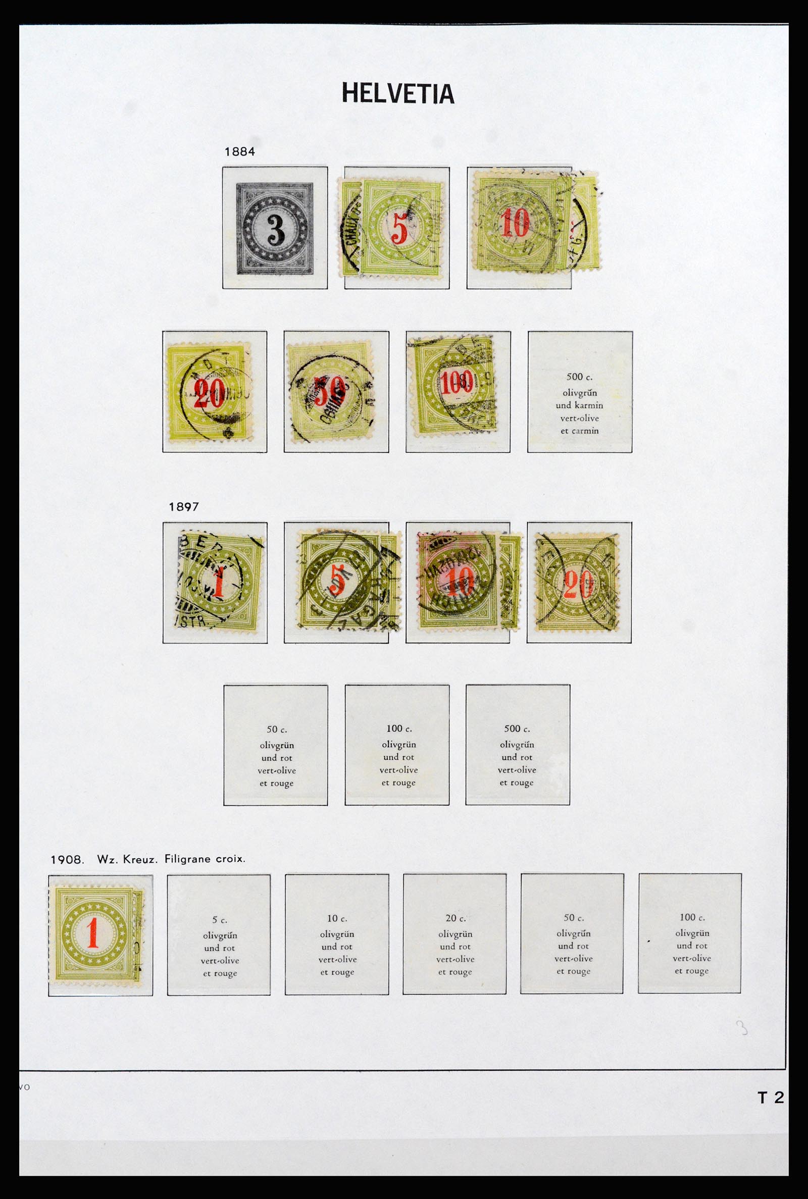 37225 202 - Postzegelverzameling 37225 Zwitserland 1854-2020.