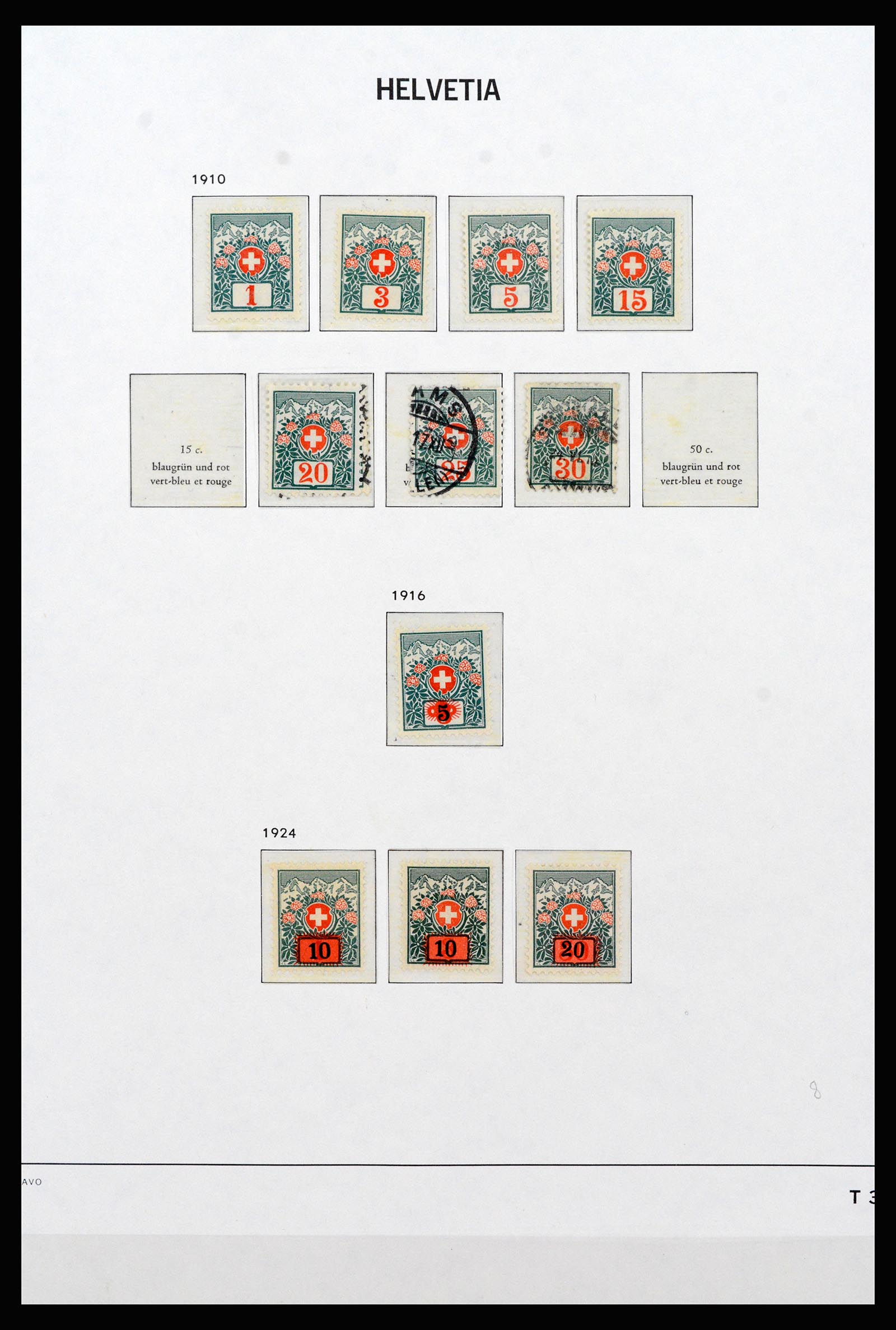 37225 203 - Postzegelverzameling 37225 Zwitserland 1854-2020.