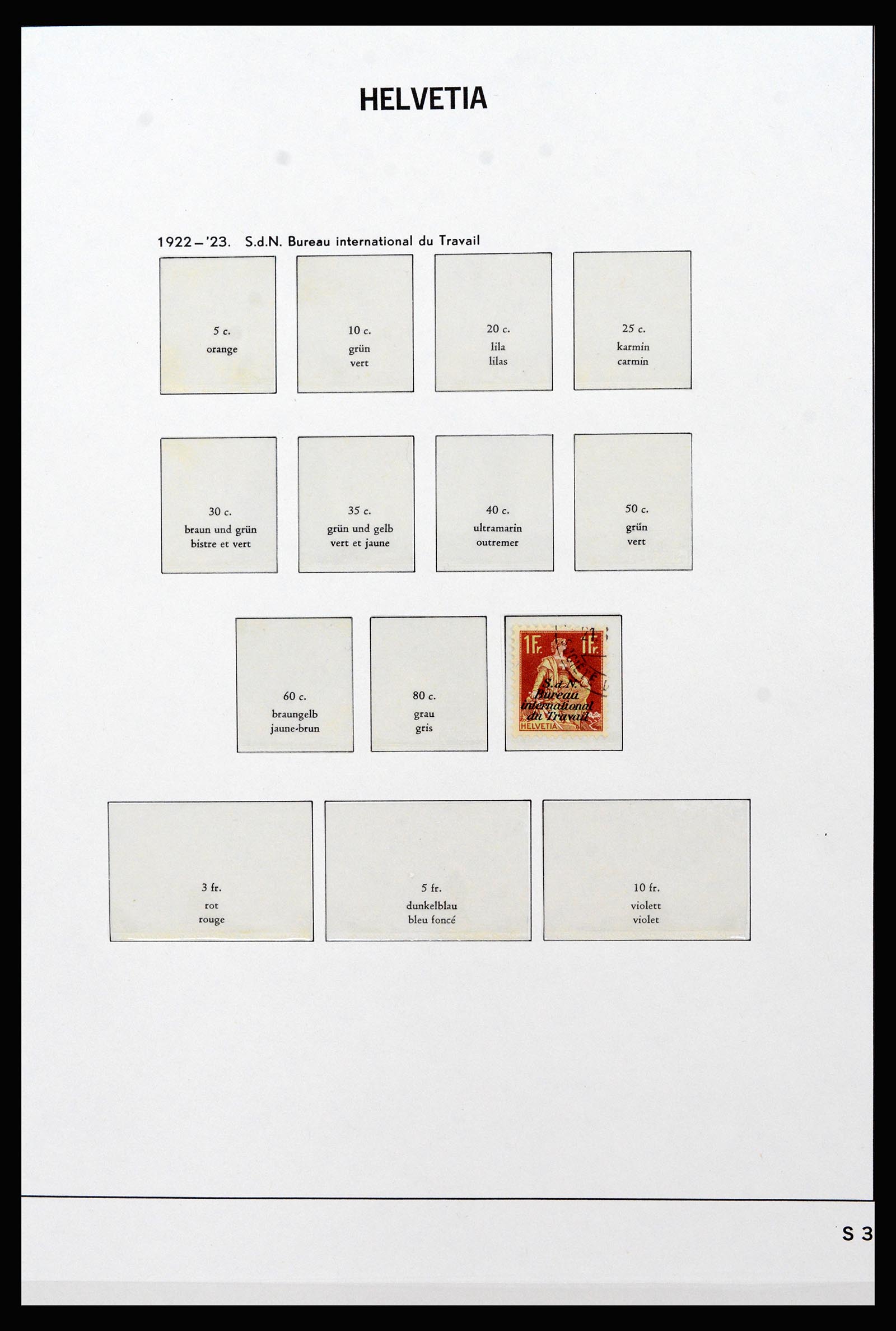 37225 209 - Postzegelverzameling 37225 Zwitserland 1854-2020.