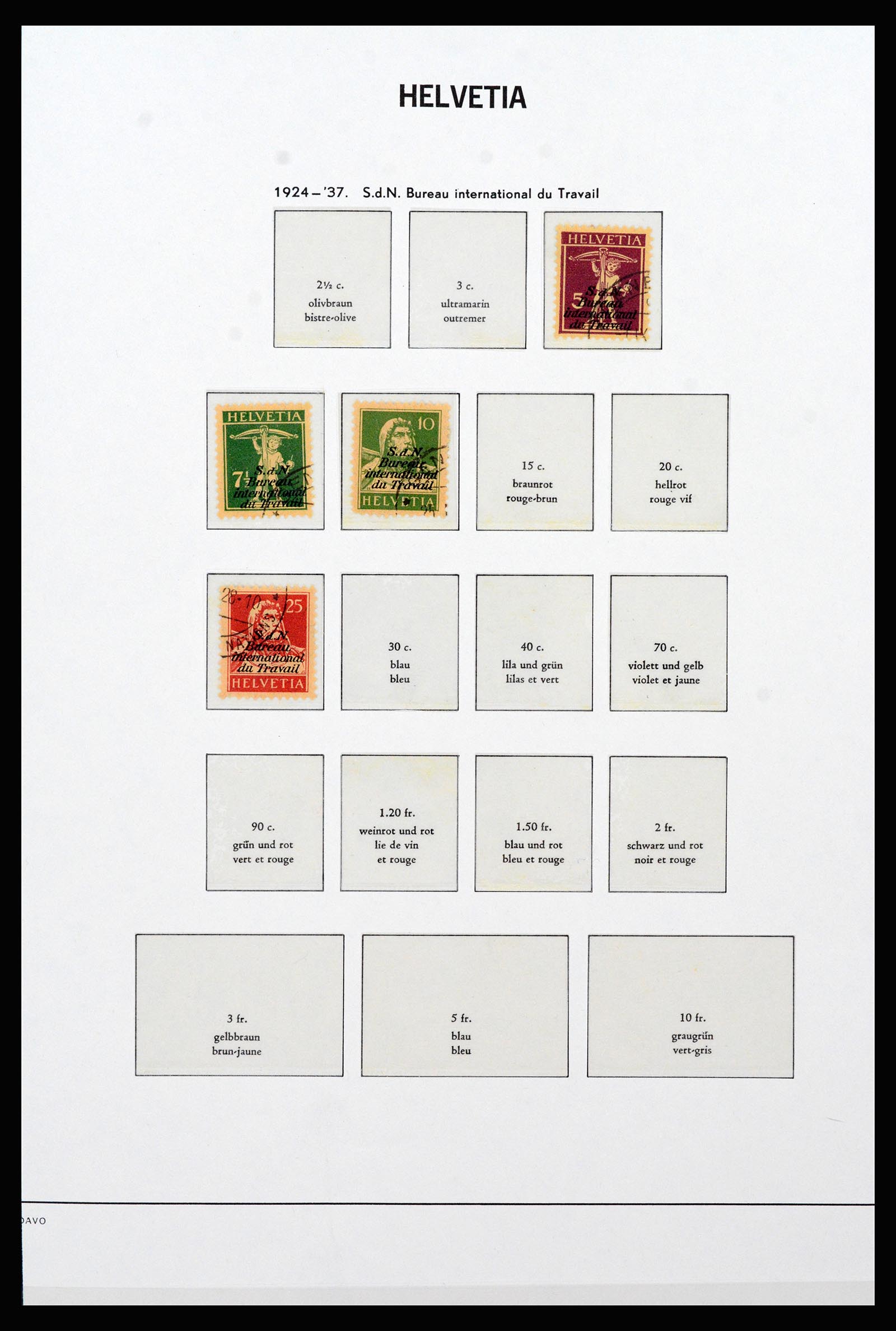 37225 210 - Postzegelverzameling 37225 Zwitserland 1854-2020.