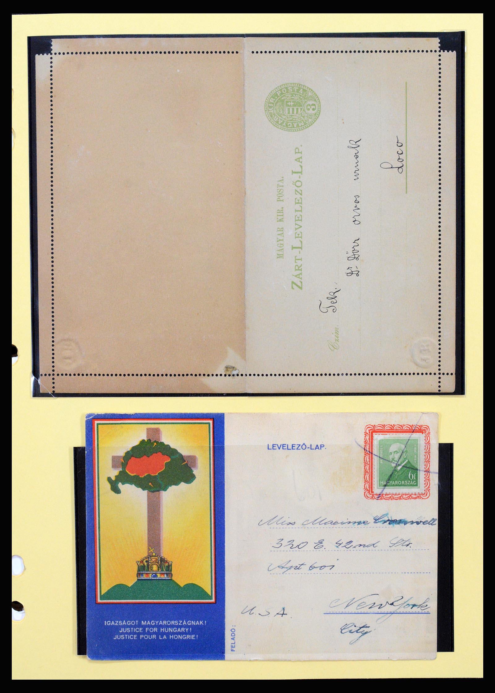 37226 003 - Postzegelverzameling 37226 Hongarije en gebieden 1871-1980.
