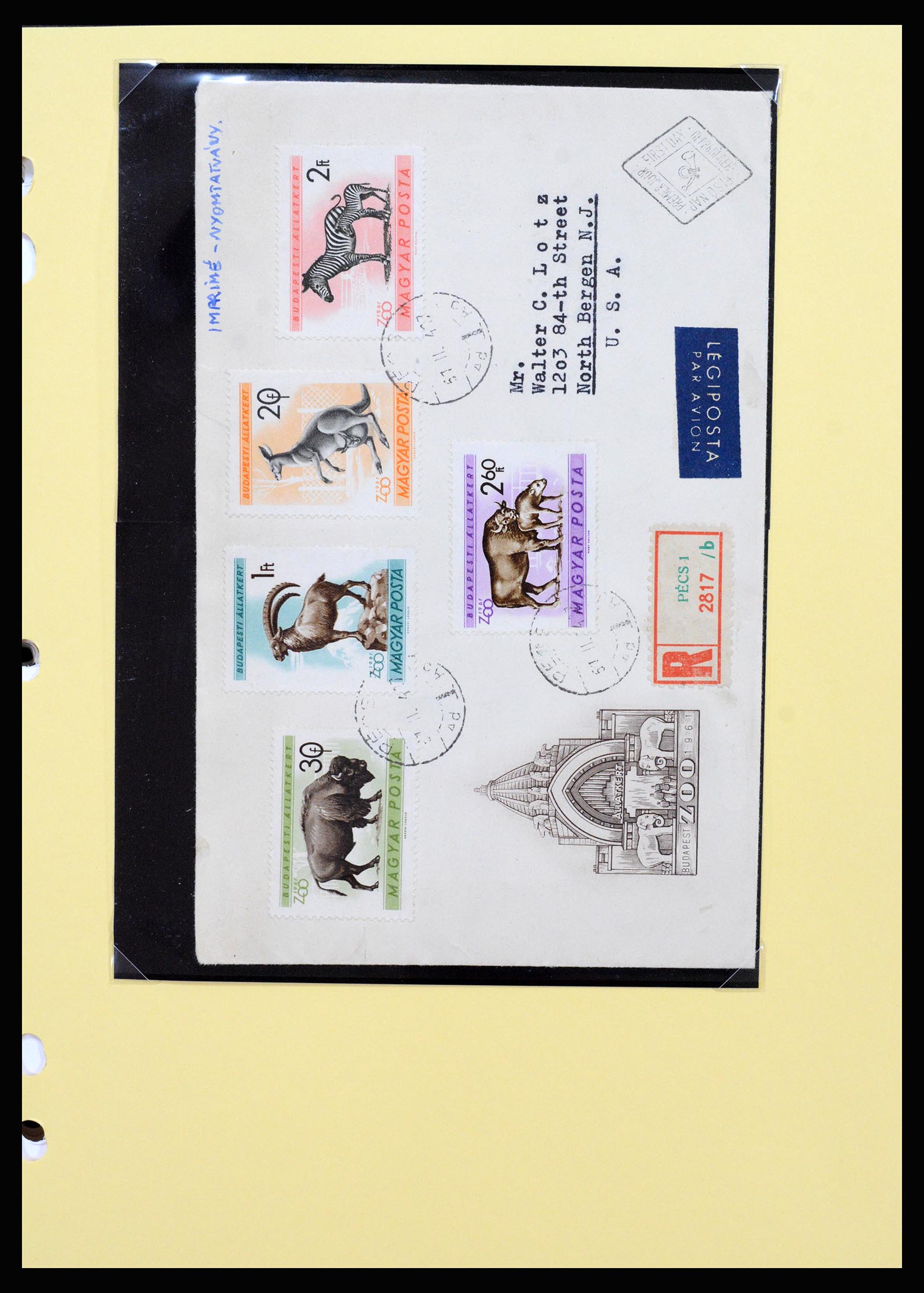 37226 004 - Postzegelverzameling 37226 Hongarije en gebieden 1871-1980.