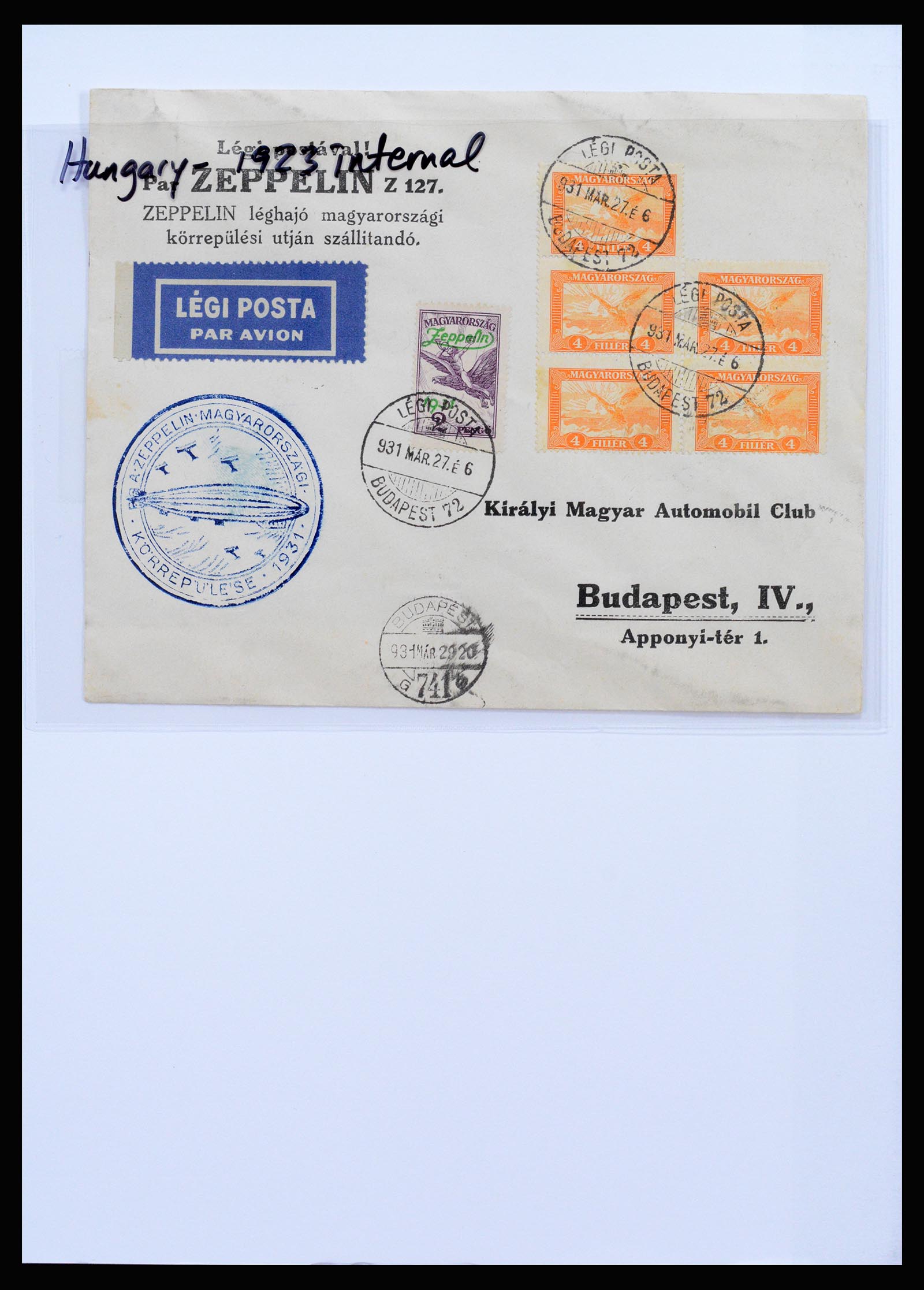 37226 007 - Stamp collection 37226 Hungary and territories 1871-1980.