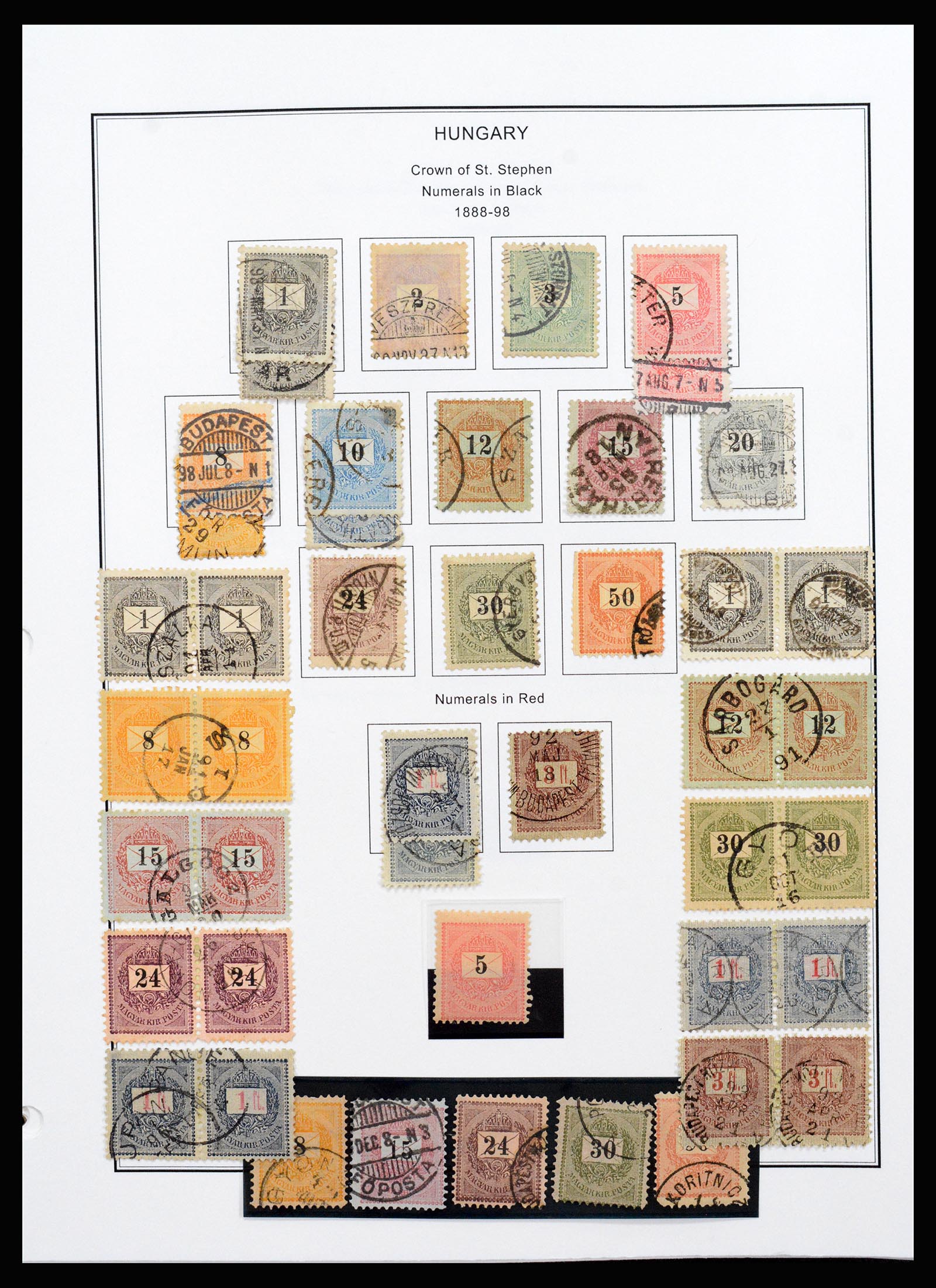 37226 013 - Postzegelverzameling 37226 Hongarije en gebieden 1871-1980.
