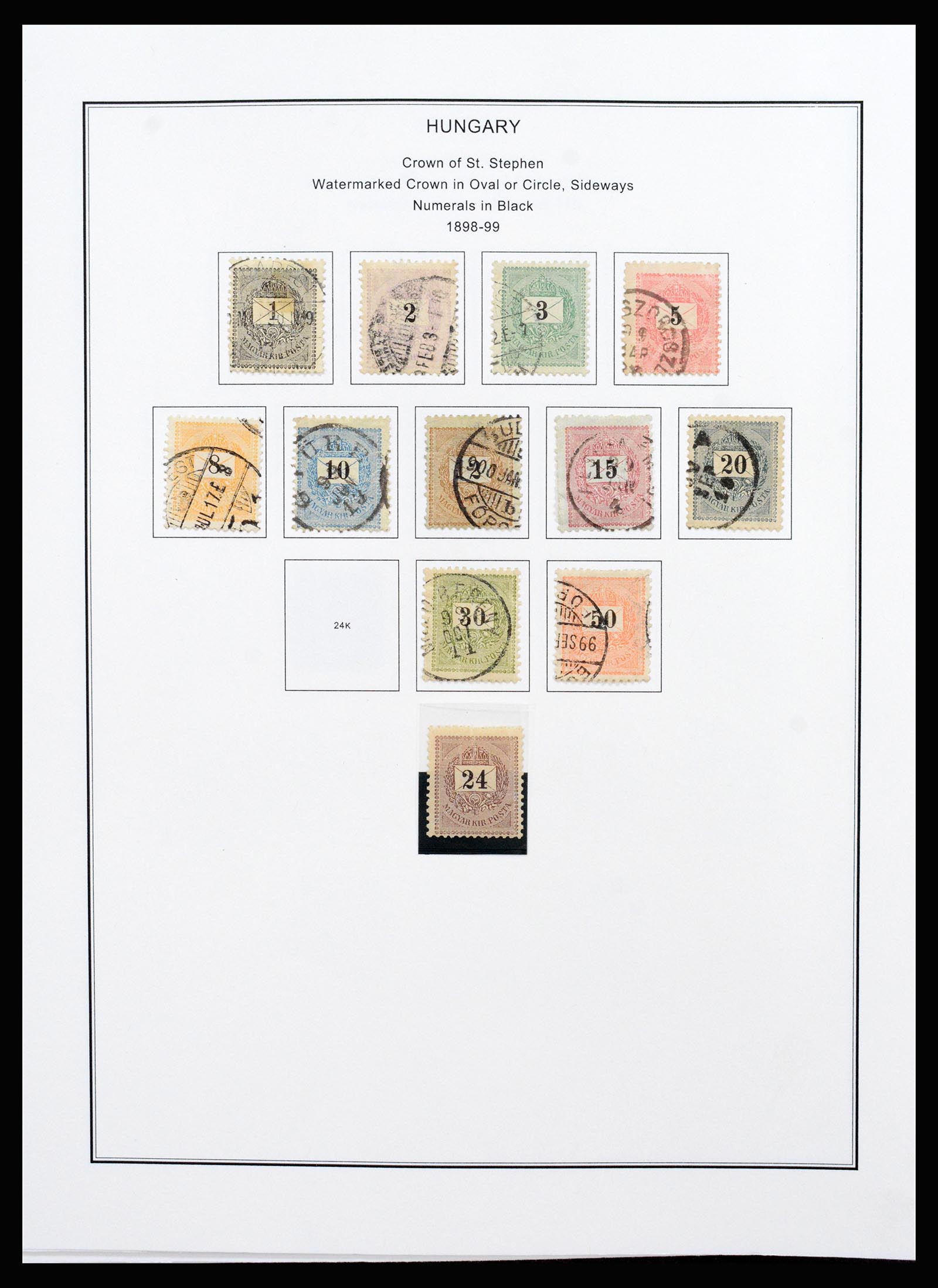 37226 014 - Postzegelverzameling 37226 Hongarije en gebieden 1871-1980.