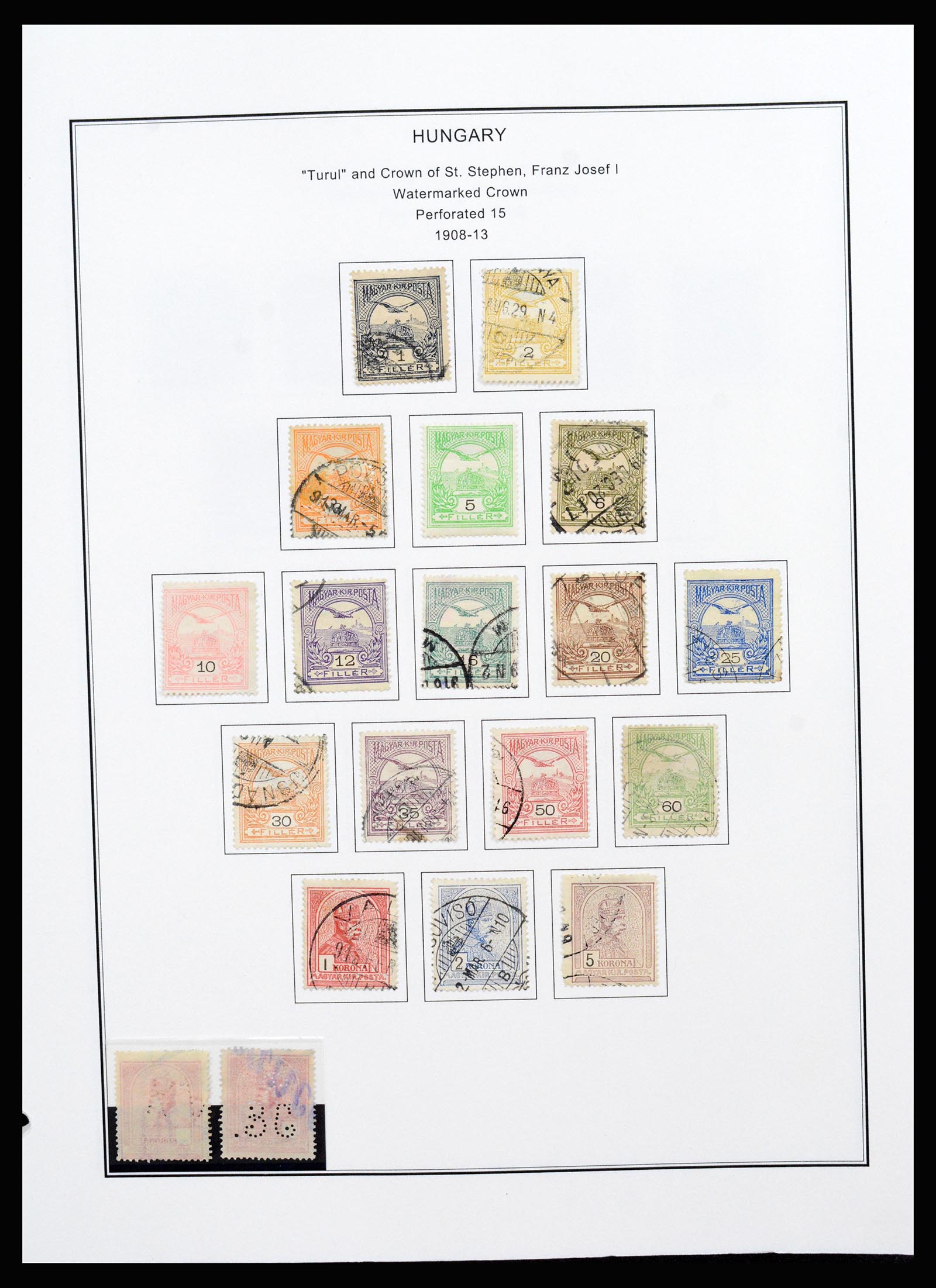 37226 017 - Postzegelverzameling 37226 Hongarije en gebieden 1871-1980.