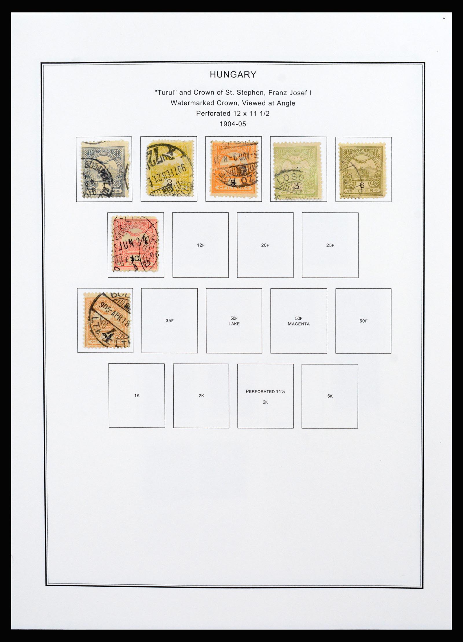 37226 018 - Postzegelverzameling 37226 Hongarije en gebieden 1871-1980.