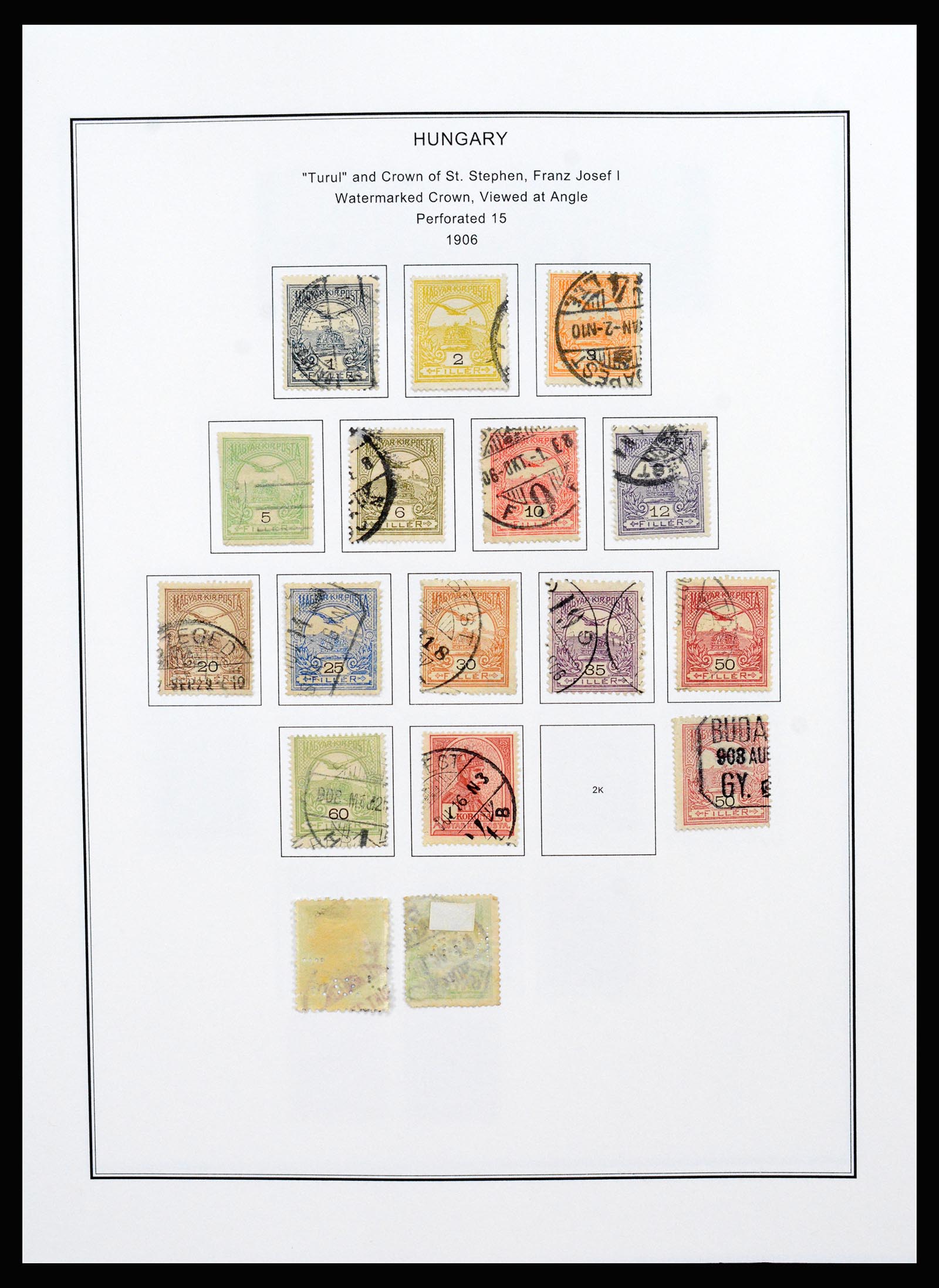 37226 019 - Postzegelverzameling 37226 Hongarije en gebieden 1871-1980.