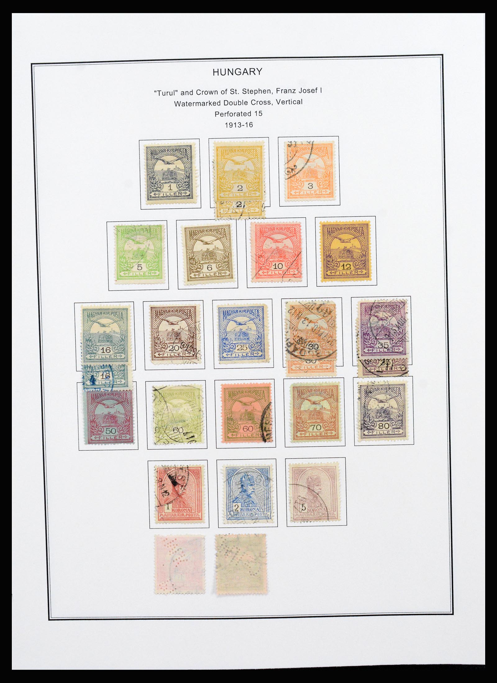37226 021 - Postzegelverzameling 37226 Hongarije en gebieden 1871-1980.