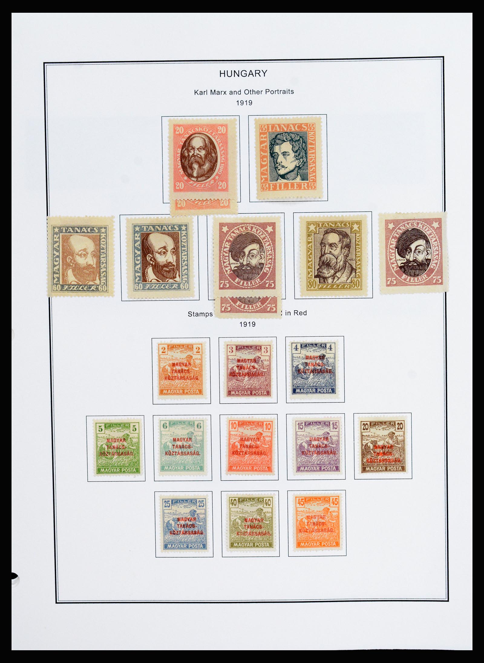 37226 032 - Postzegelverzameling 37226 Hongarije en gebieden 1871-1980.