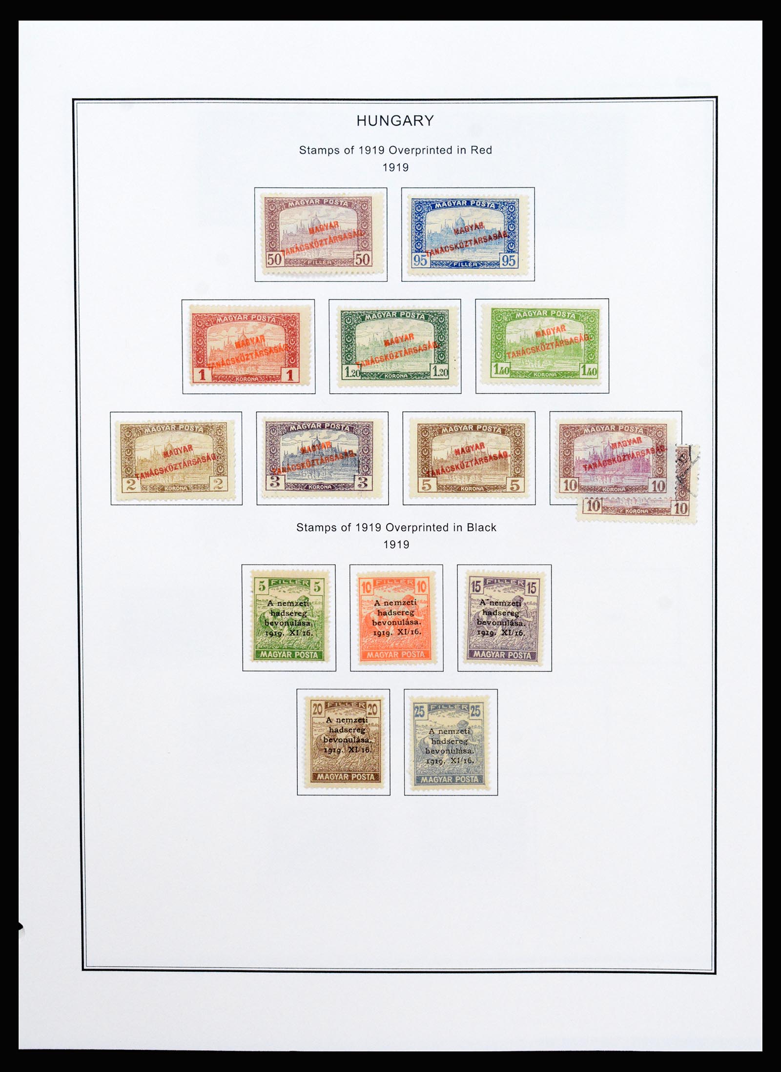 37226 034 - Postzegelverzameling 37226 Hongarije en gebieden 1871-1980.