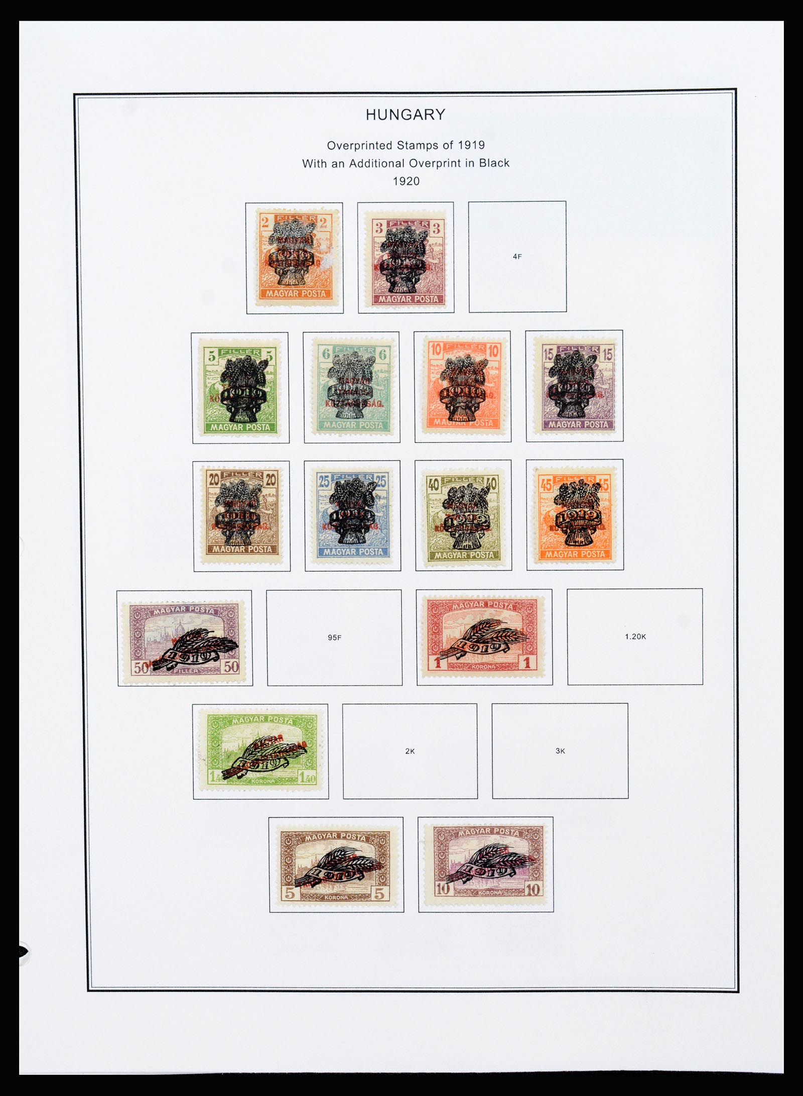 37226 036 - Postzegelverzameling 37226 Hongarije en gebieden 1871-1980.