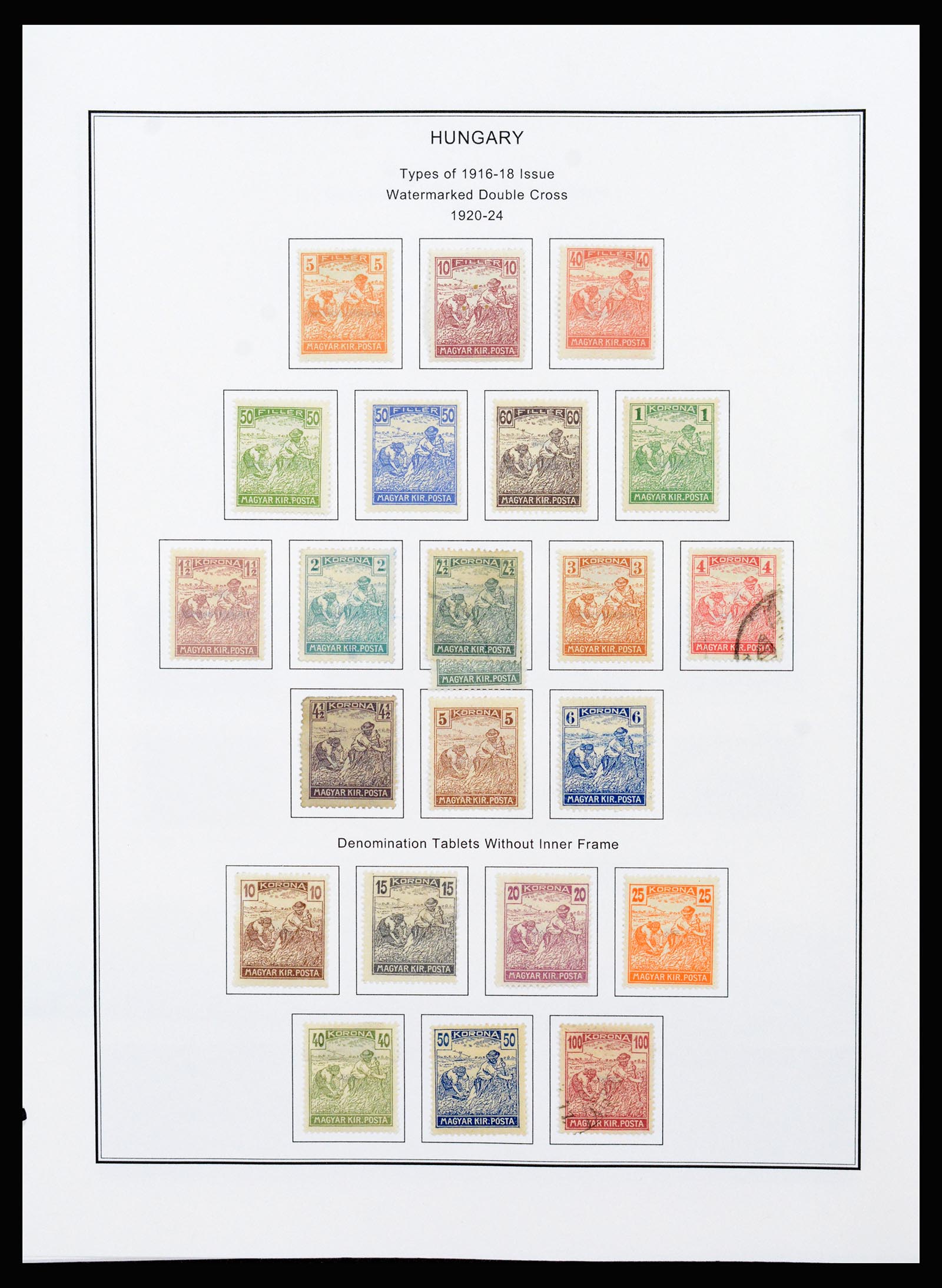 37226 038 - Postzegelverzameling 37226 Hongarije en gebieden 1871-1980.