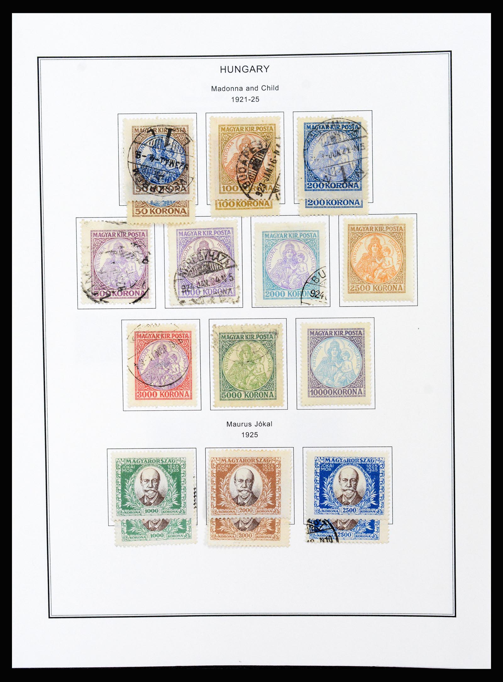 37226 041 - Postzegelverzameling 37226 Hongarije en gebieden 1871-1980.