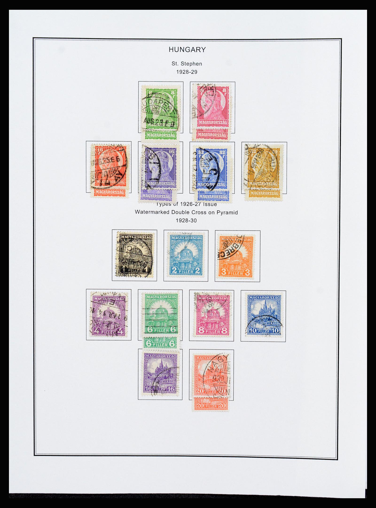 37226 045 - Postzegelverzameling 37226 Hongarije en gebieden 1871-1980.