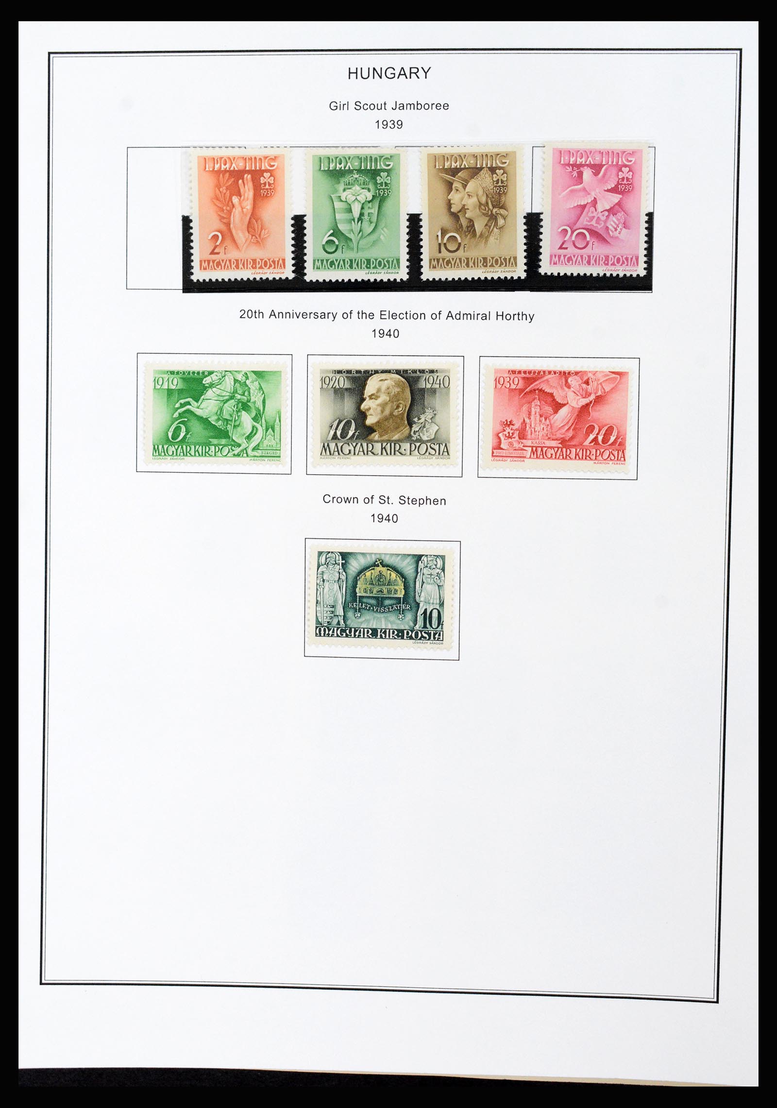 37226 058 - Postzegelverzameling 37226 Hongarije en gebieden 1871-1980.