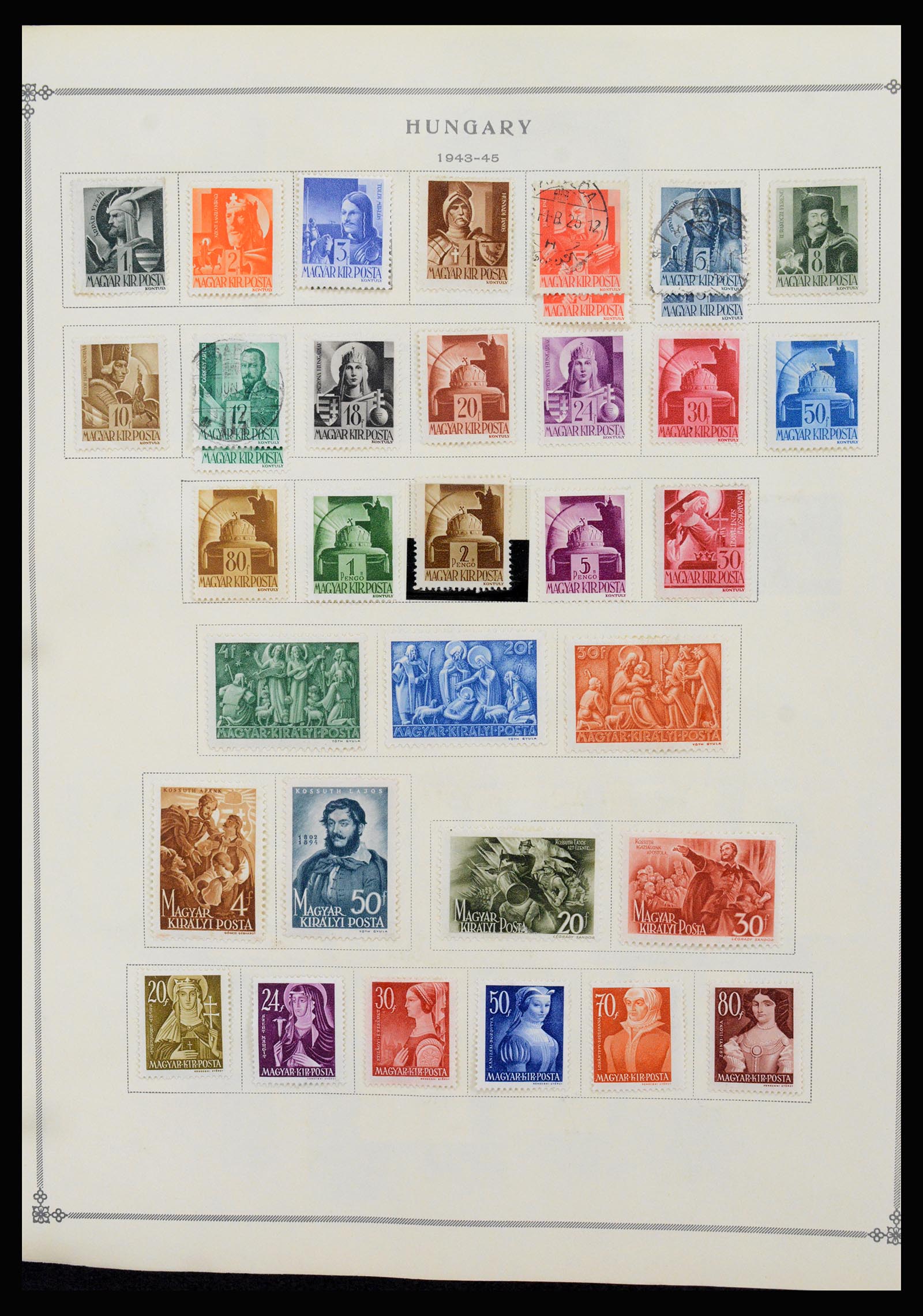 37226 060 - Postzegelverzameling 37226 Hongarije en gebieden 1871-1980.