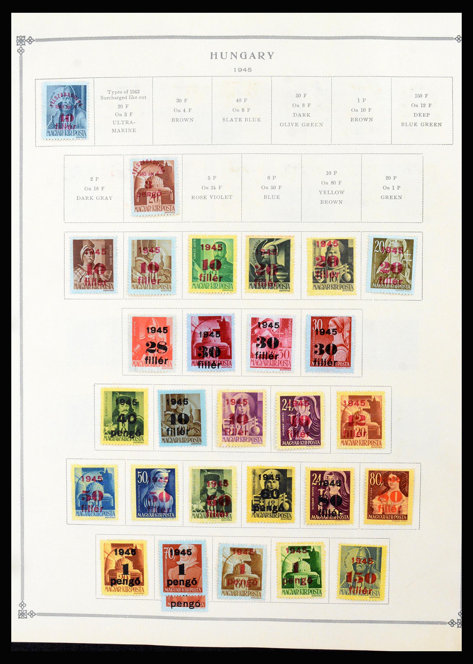 37226 061 - Postzegelverzameling 37226 Hongarije en gebieden 1871-1980.