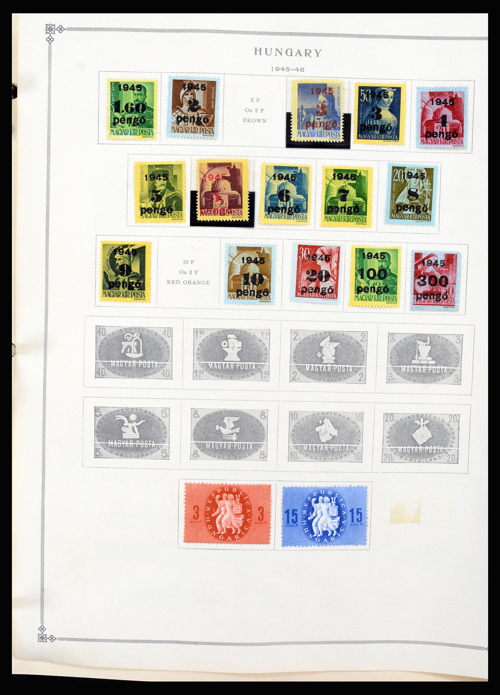 37226 062 - Postzegelverzameling 37226 Hongarije en gebieden 1871-1980.