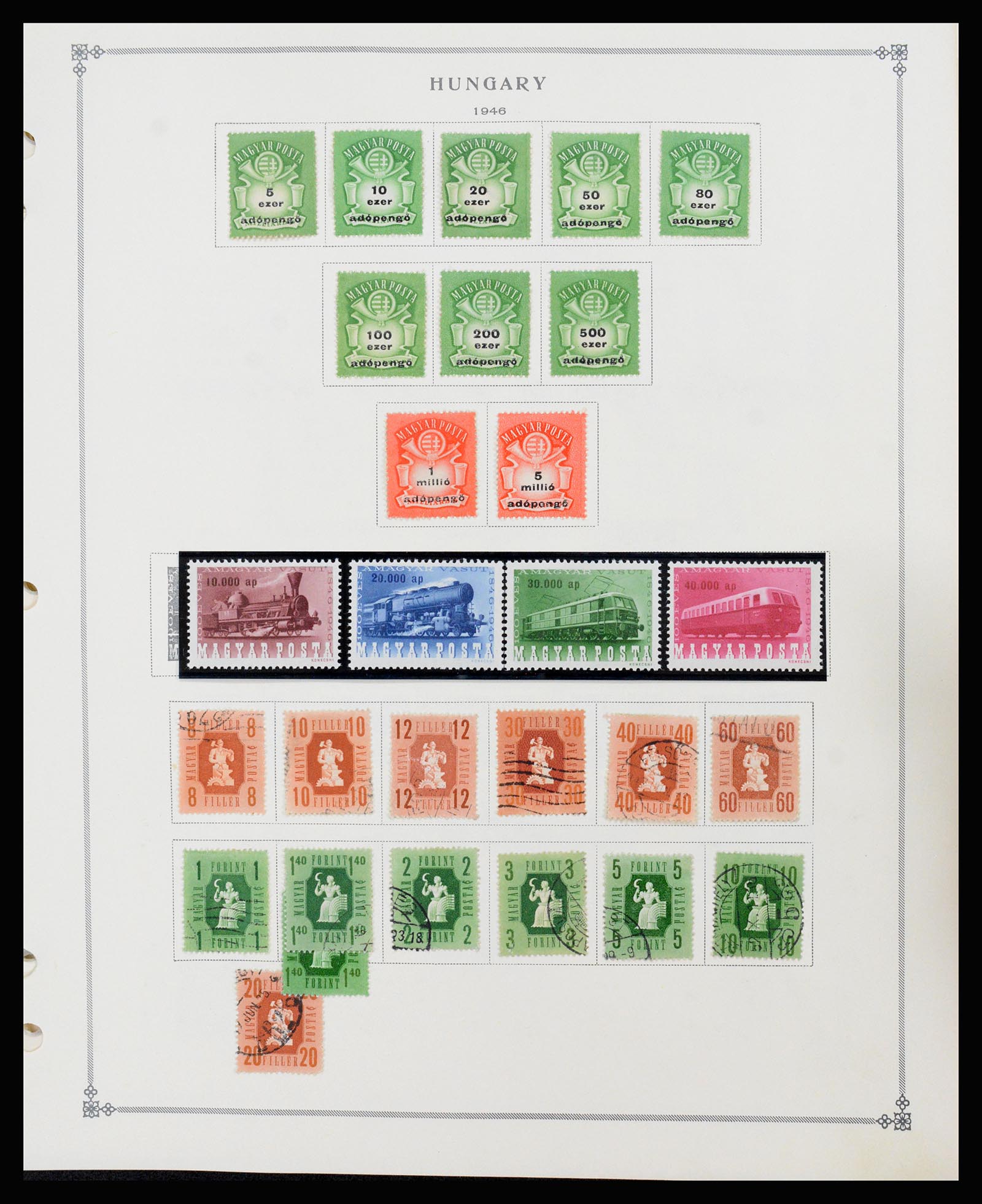 37226 065 - Postzegelverzameling 37226 Hongarije en gebieden 1871-1980.