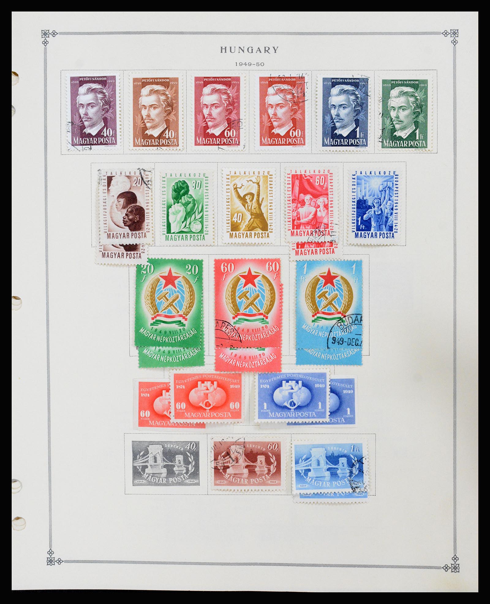37226 068 - Postzegelverzameling 37226 Hongarije en gebieden 1871-1980.