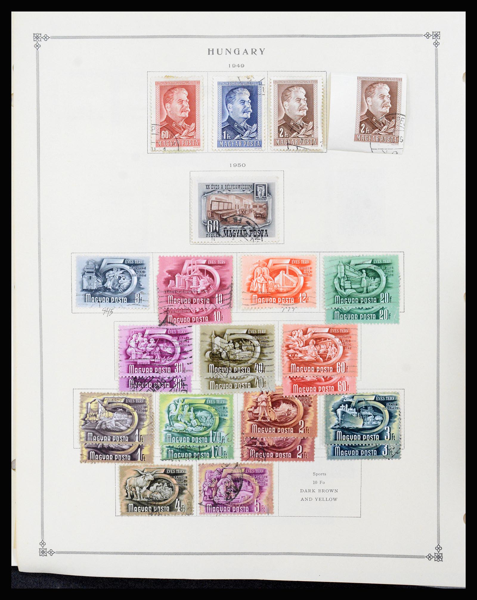 37226 069 - Postzegelverzameling 37226 Hongarije en gebieden 1871-1980.