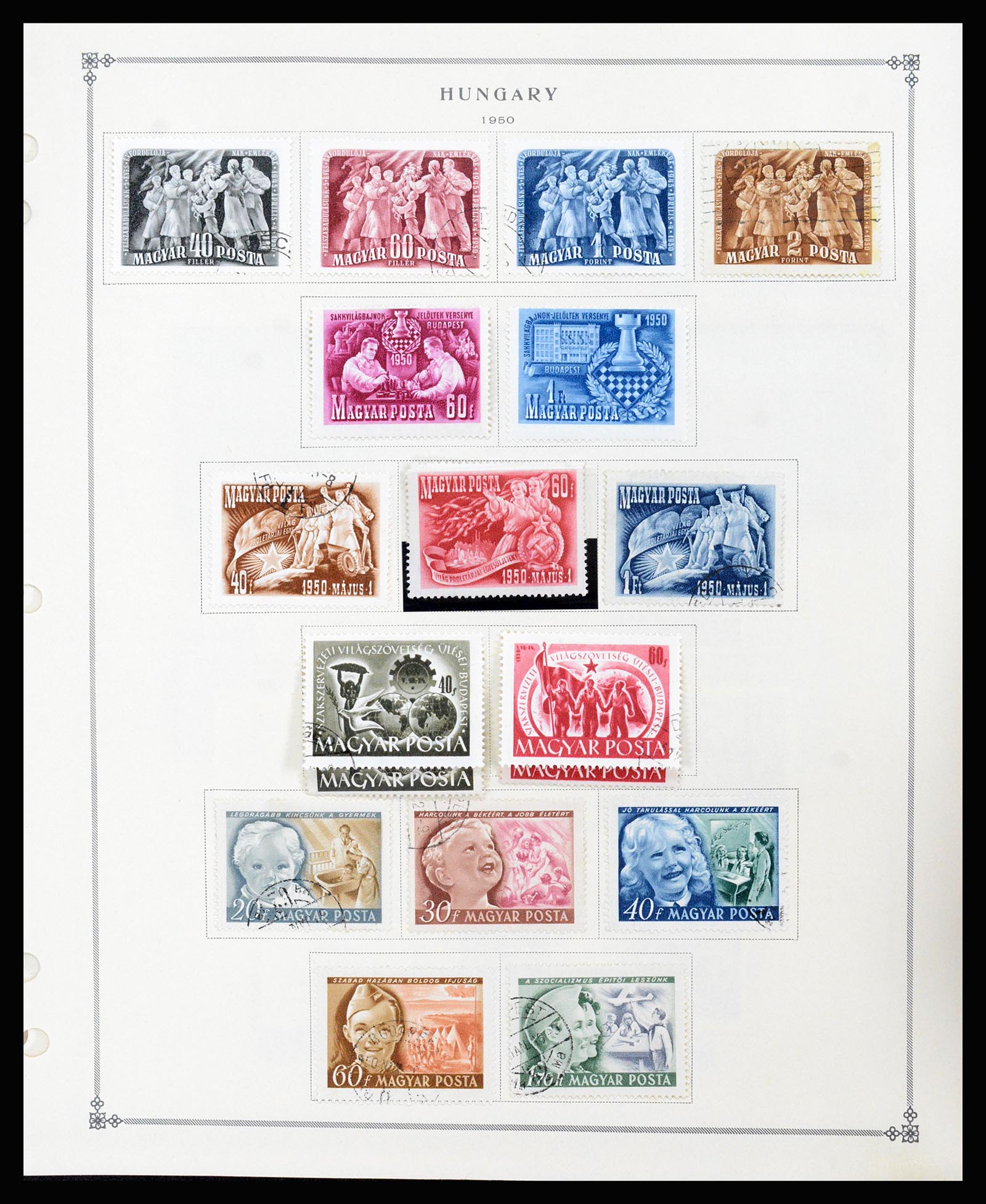 37226 070 - Postzegelverzameling 37226 Hongarije en gebieden 1871-1980.