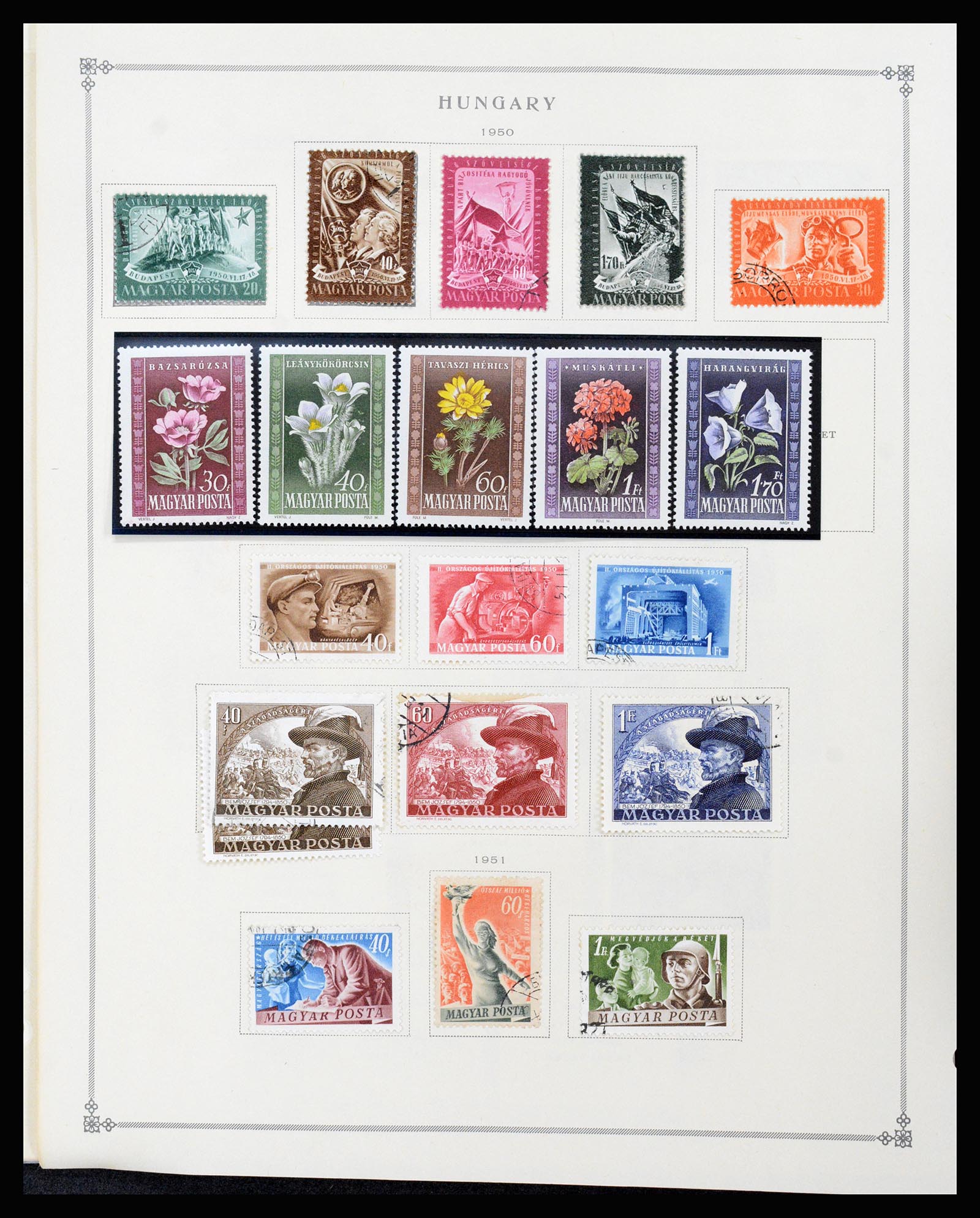 37226 071 - Postzegelverzameling 37226 Hongarije en gebieden 1871-1980.