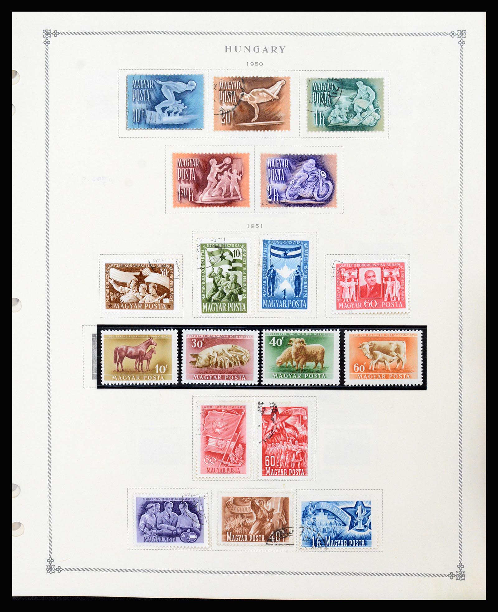 37226 072 - Postzegelverzameling 37226 Hongarije en gebieden 1871-1980.