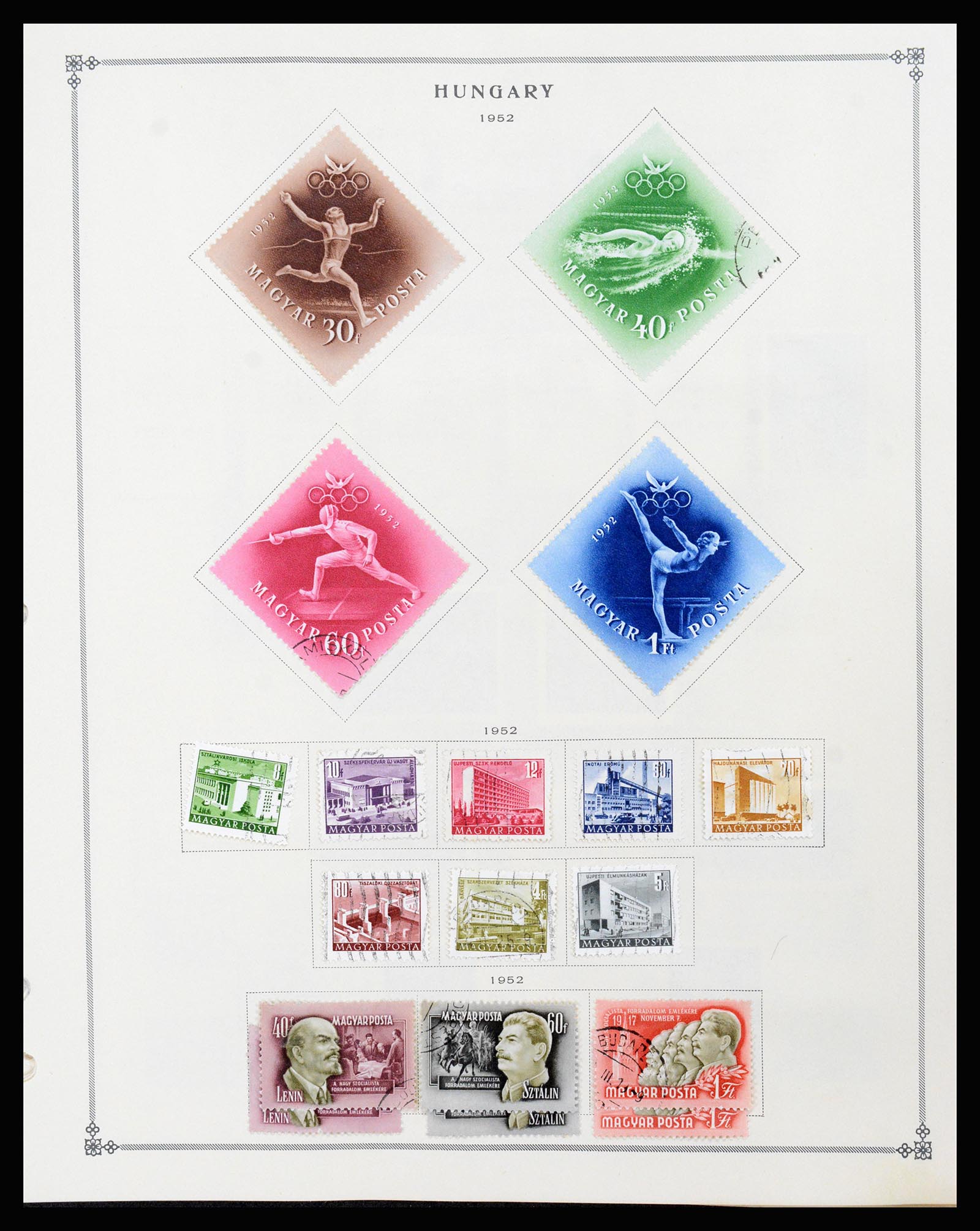 37226 076 - Postzegelverzameling 37226 Hongarije en gebieden 1871-1980.