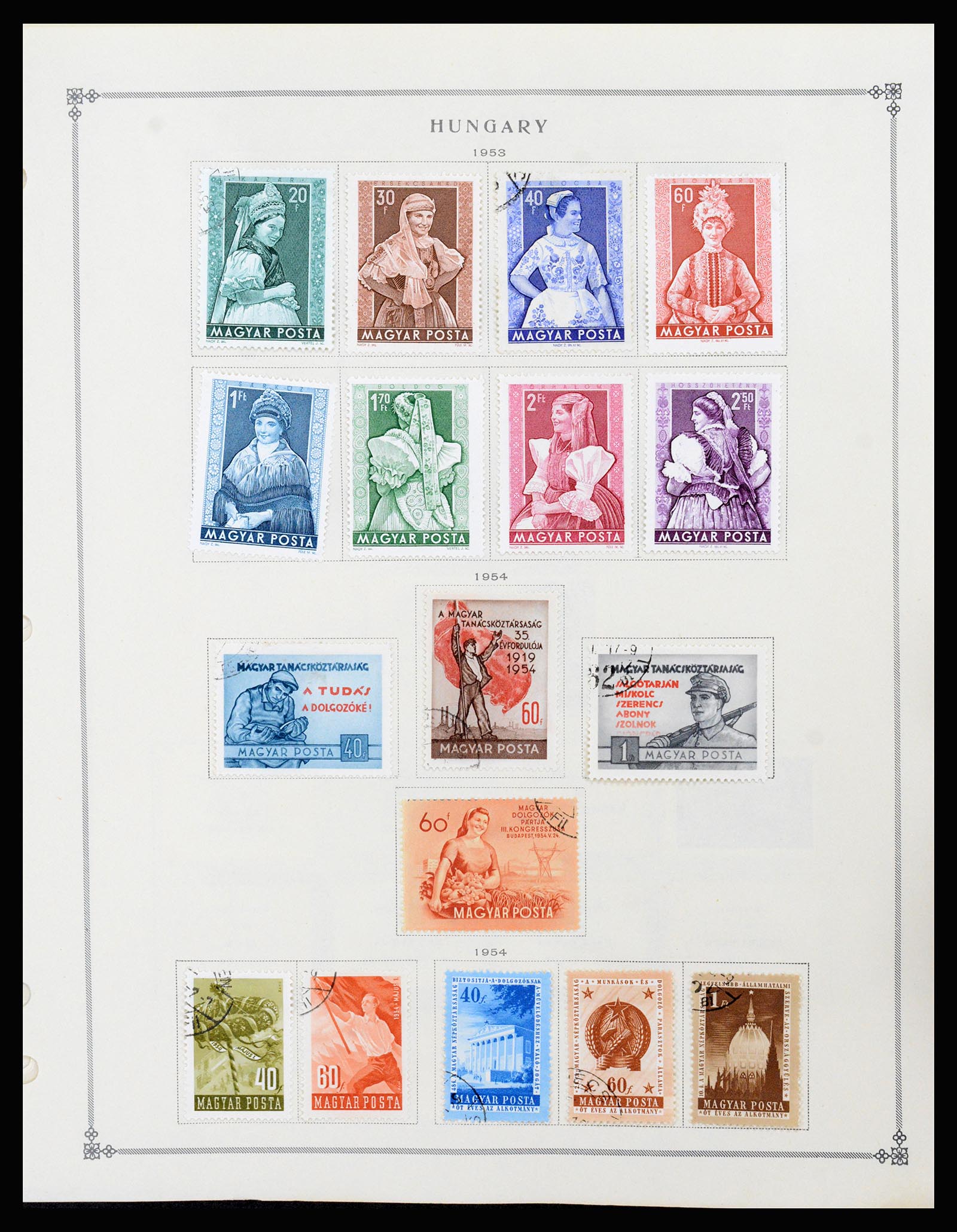 37226 080 - Postzegelverzameling 37226 Hongarije en gebieden 1871-1980.