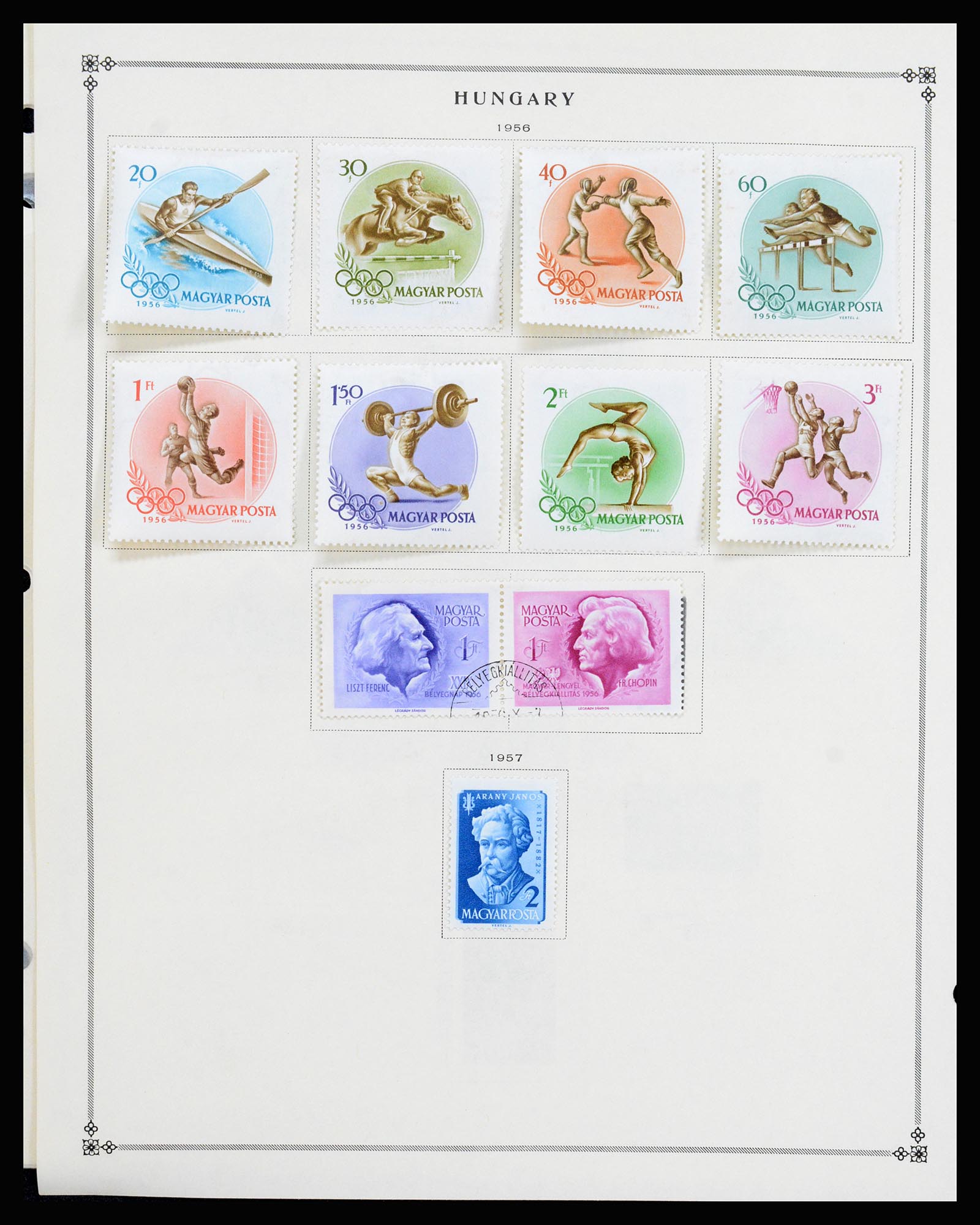 37226 085 - Postzegelverzameling 37226 Hongarije en gebieden 1871-1980.