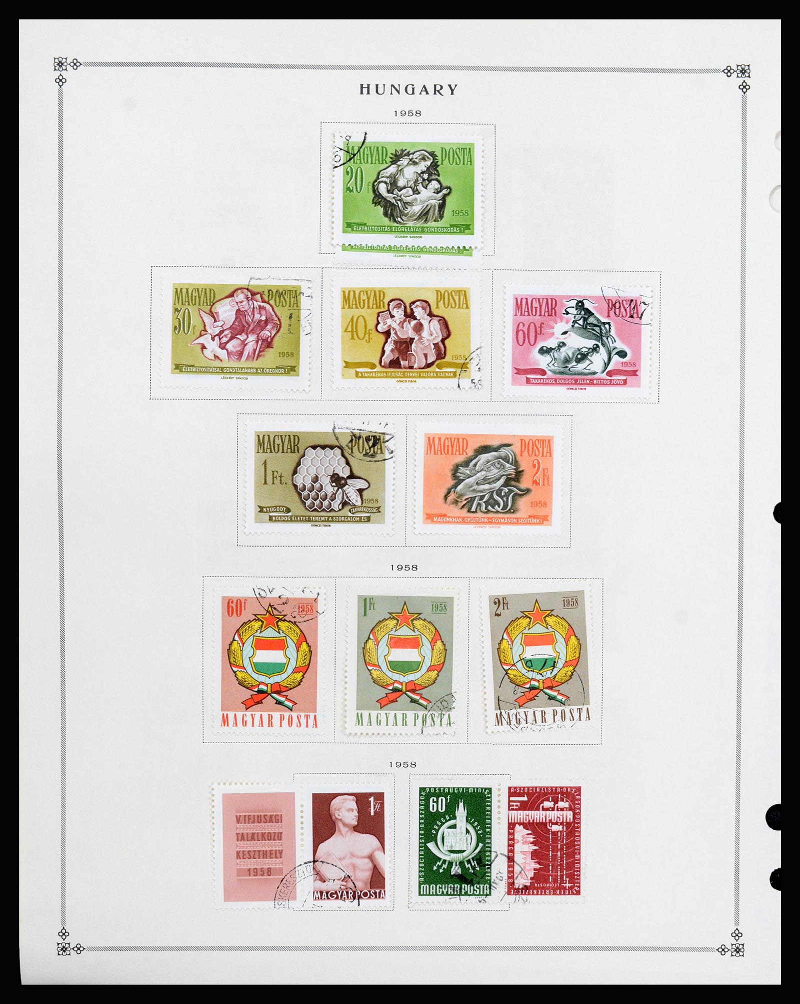 37226 087 - Postzegelverzameling 37226 Hongarije en gebieden 1871-1980.