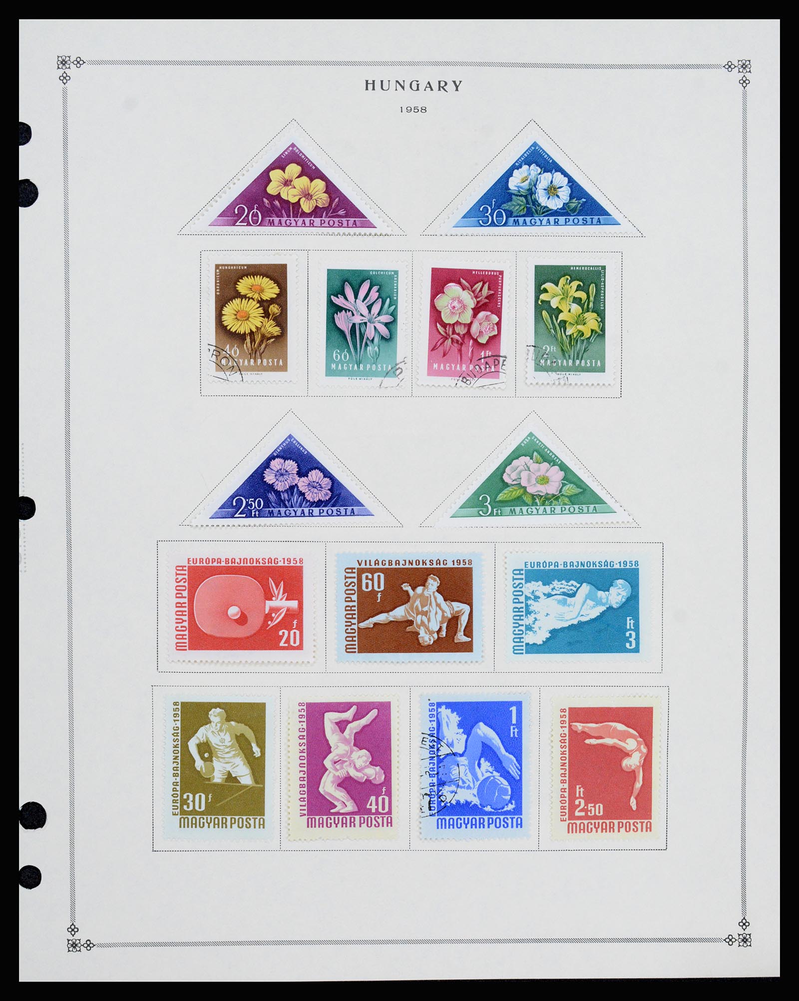 37226 088 - Postzegelverzameling 37226 Hongarije en gebieden 1871-1980.