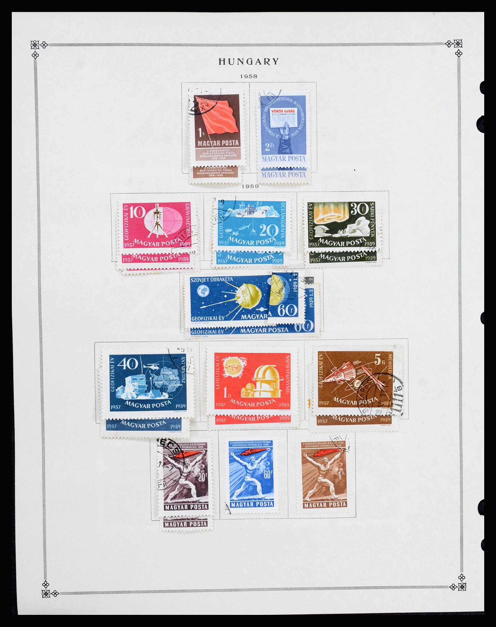 37226 089 - Postzegelverzameling 37226 Hongarije en gebieden 1871-1980.