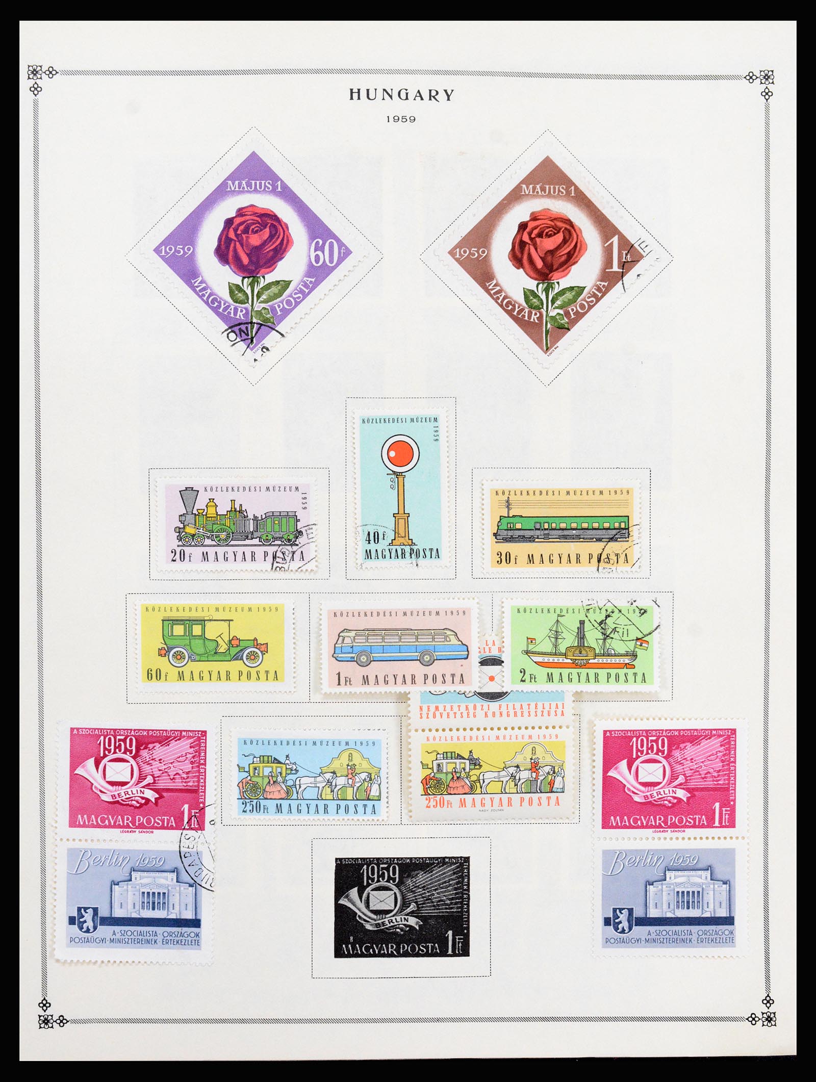 37226 094 - Postzegelverzameling 37226 Hongarije en gebieden 1871-1980.