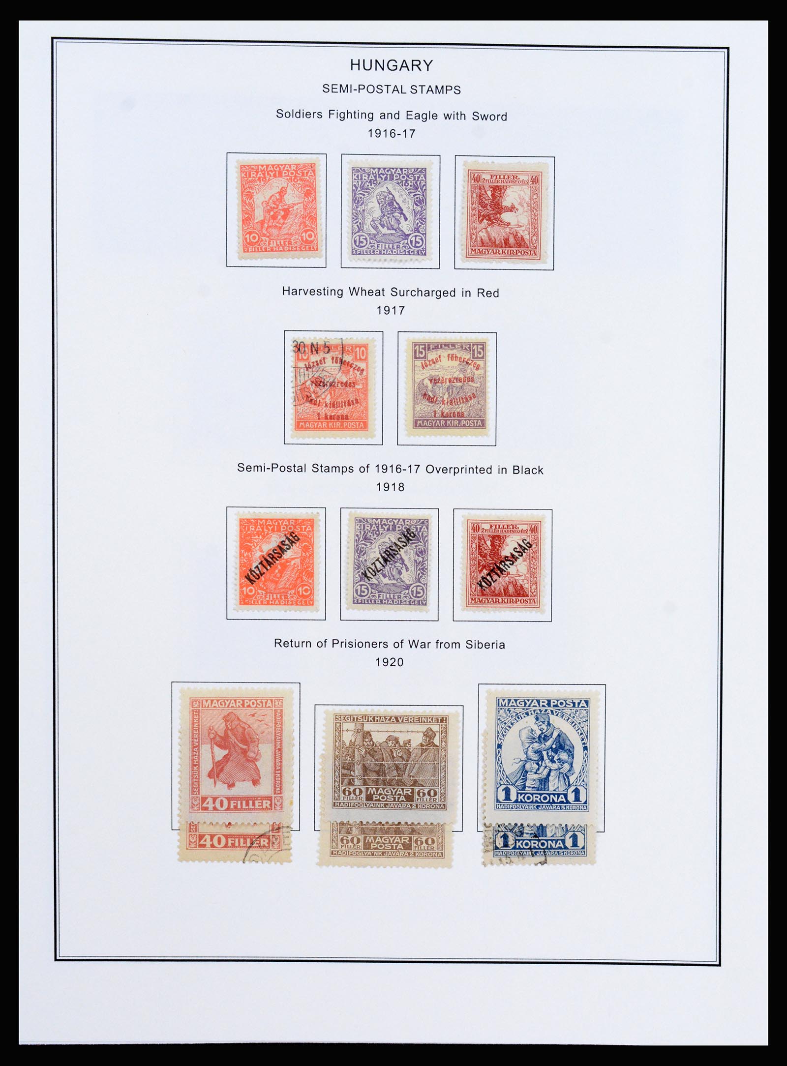 37226 107 - Postzegelverzameling 37226 Hongarije en gebieden 1871-1980.
