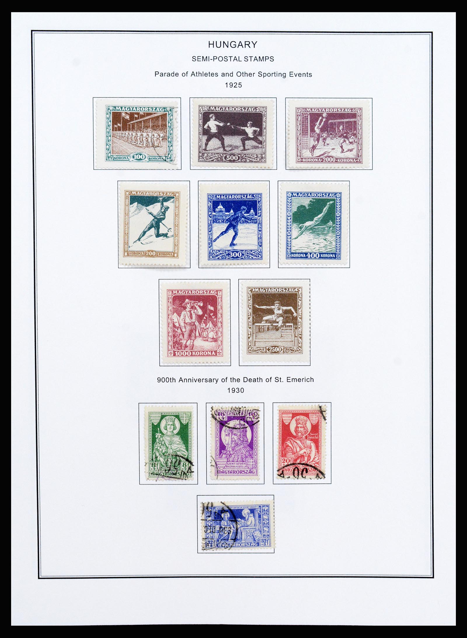 37226 111 - Postzegelverzameling 37226 Hongarije en gebieden 1871-1980.