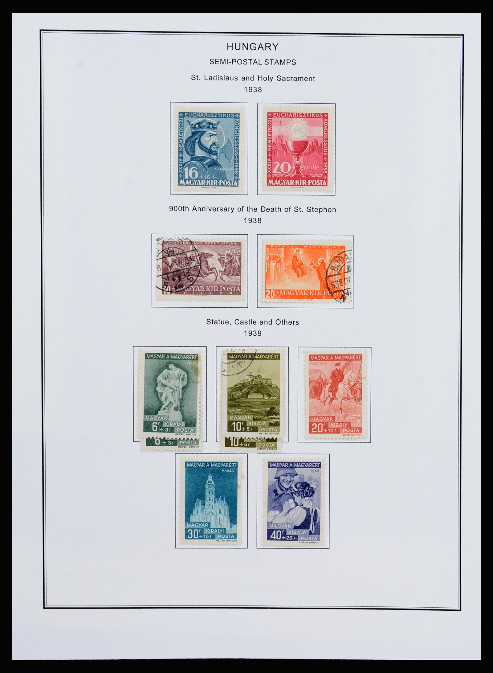 37226 112 - Postzegelverzameling 37226 Hongarije en gebieden 1871-1980.