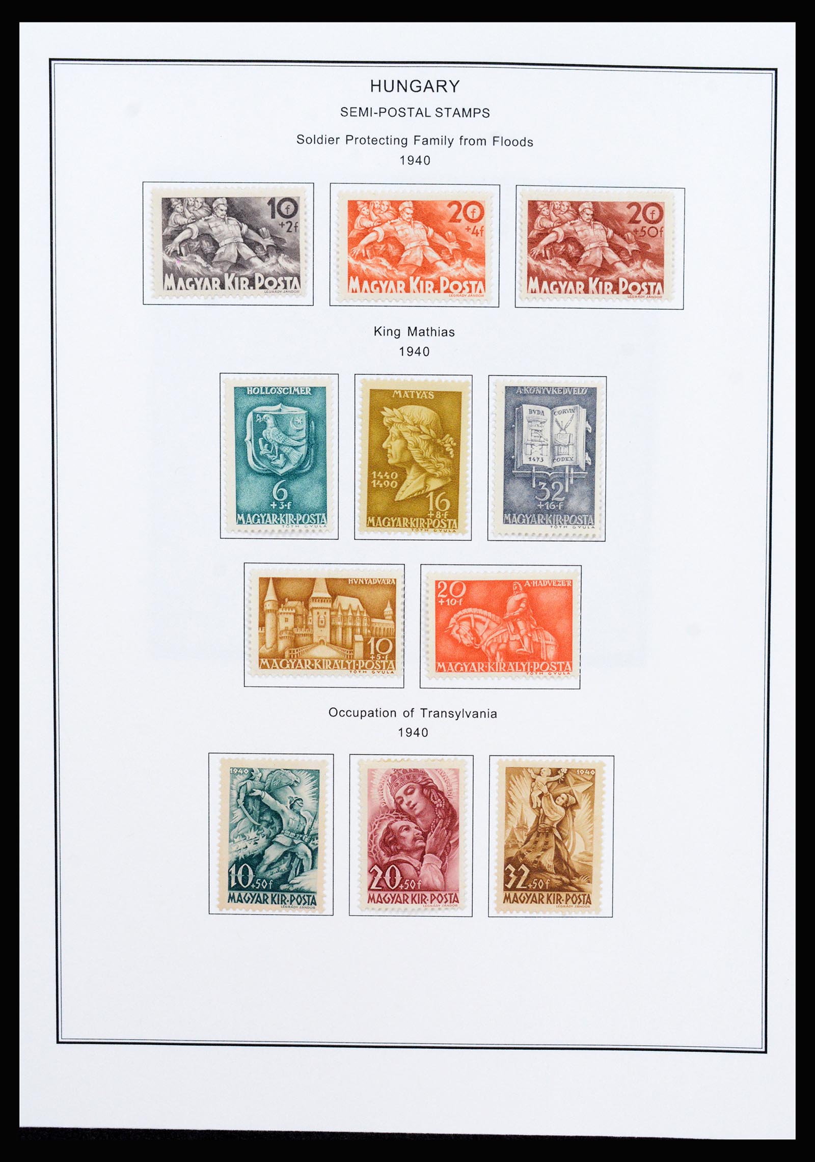 37226 118 - Postzegelverzameling 37226 Hongarije en gebieden 1871-1980.