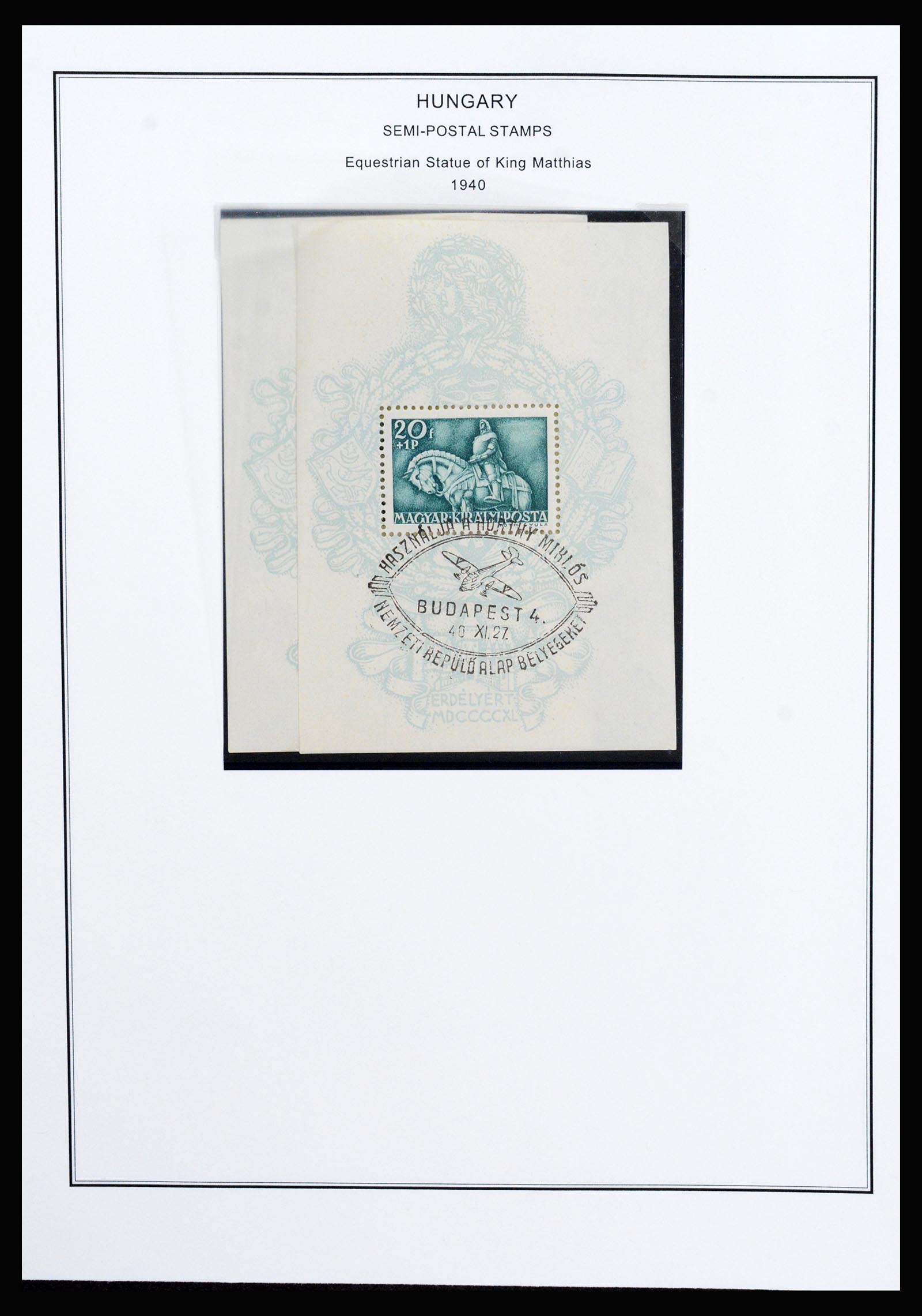 37226 120 - Postzegelverzameling 37226 Hongarije en gebieden 1871-1980.