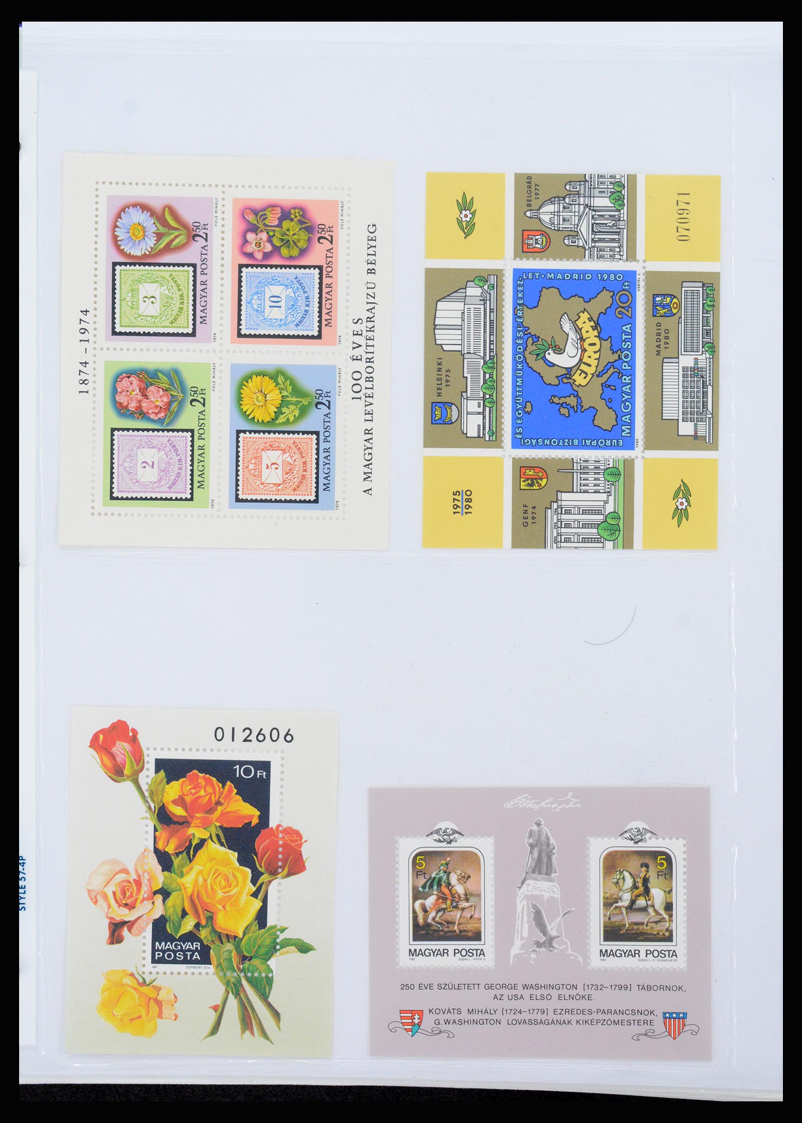 37226 246 - Postzegelverzameling 37226 Hongarije en gebieden 1871-1980.