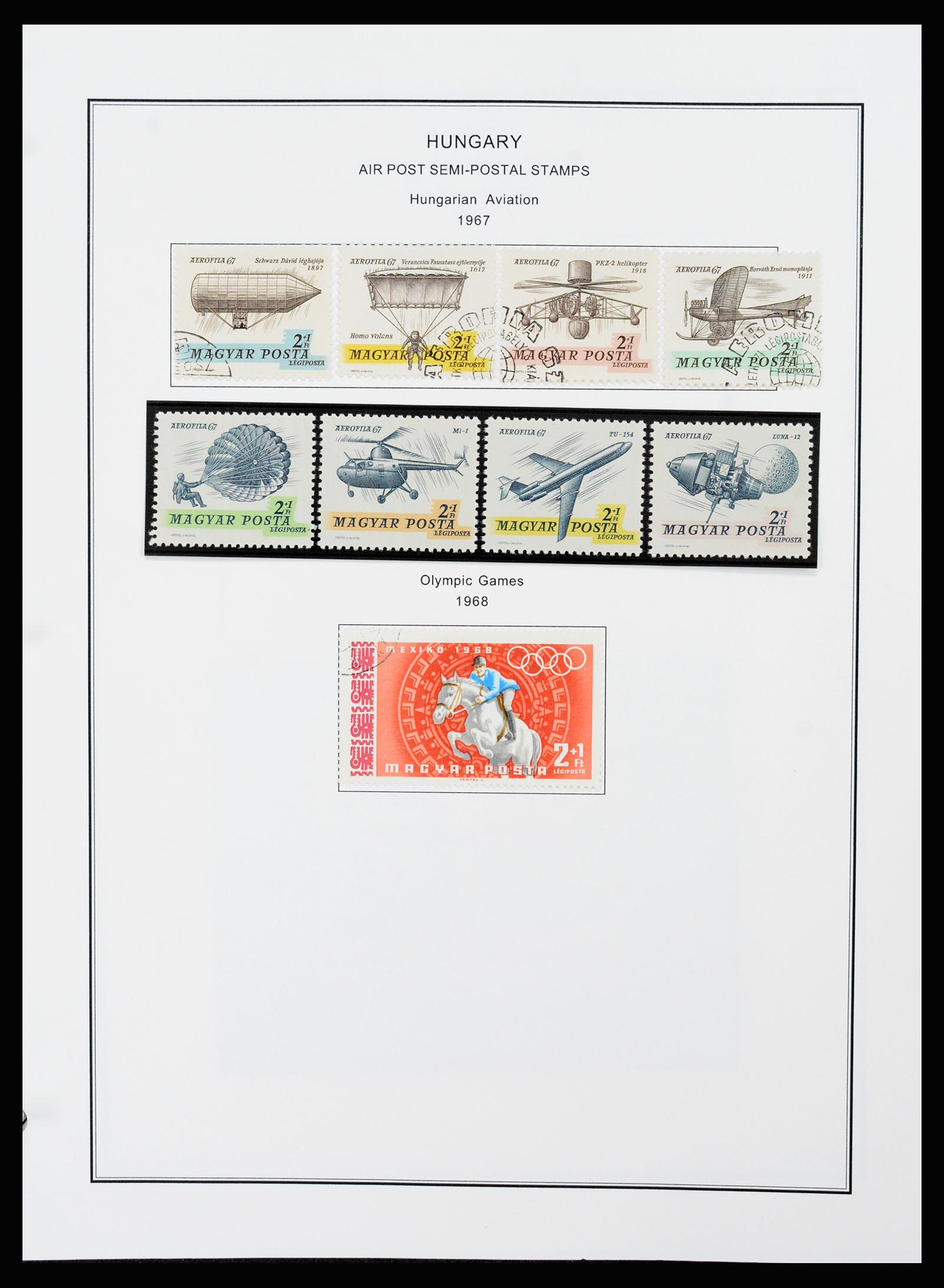 37226 253 - Postzegelverzameling 37226 Hongarije en gebieden 1871-1980.