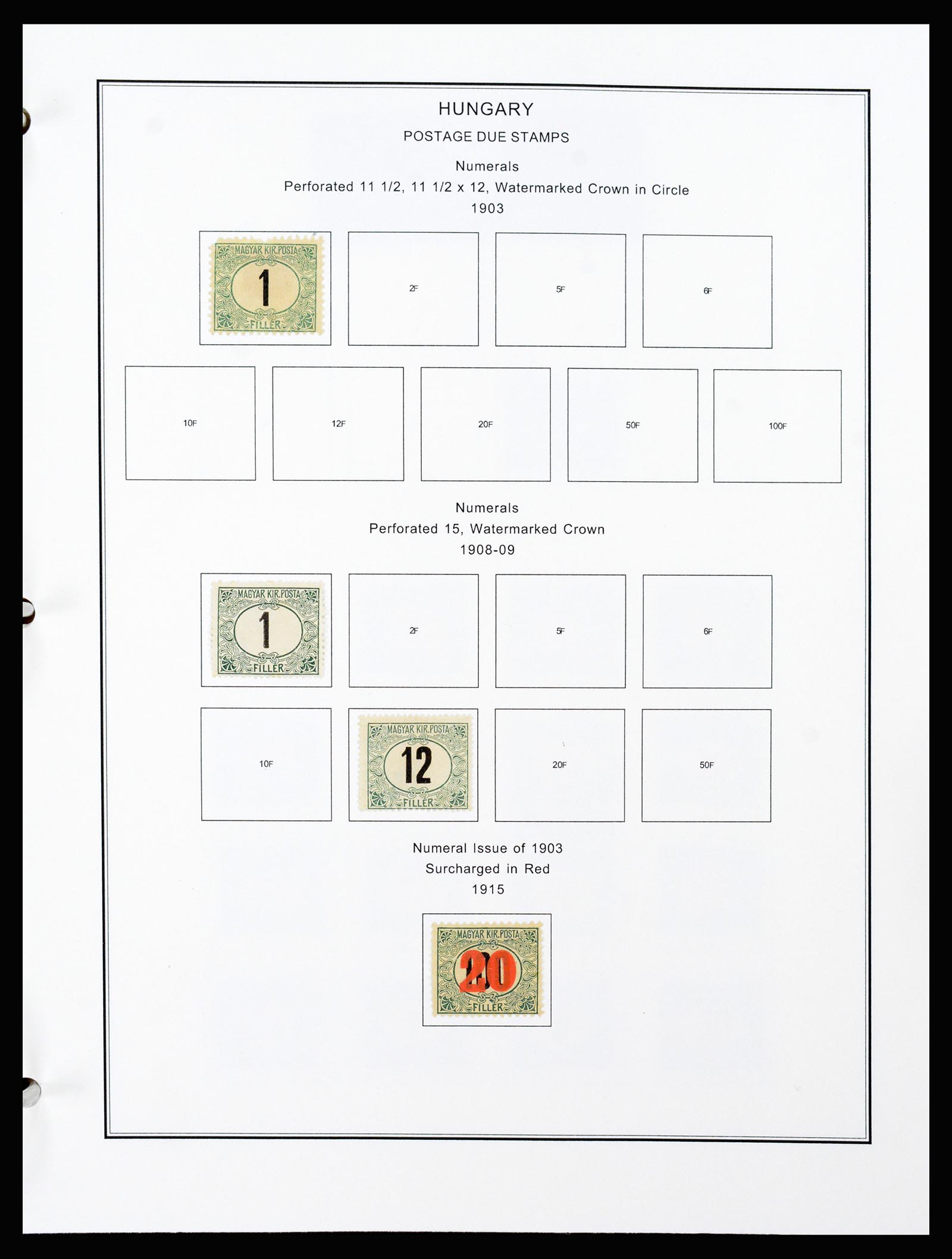 37226 258 - Postzegelverzameling 37226 Hongarije en gebieden 1871-1980.