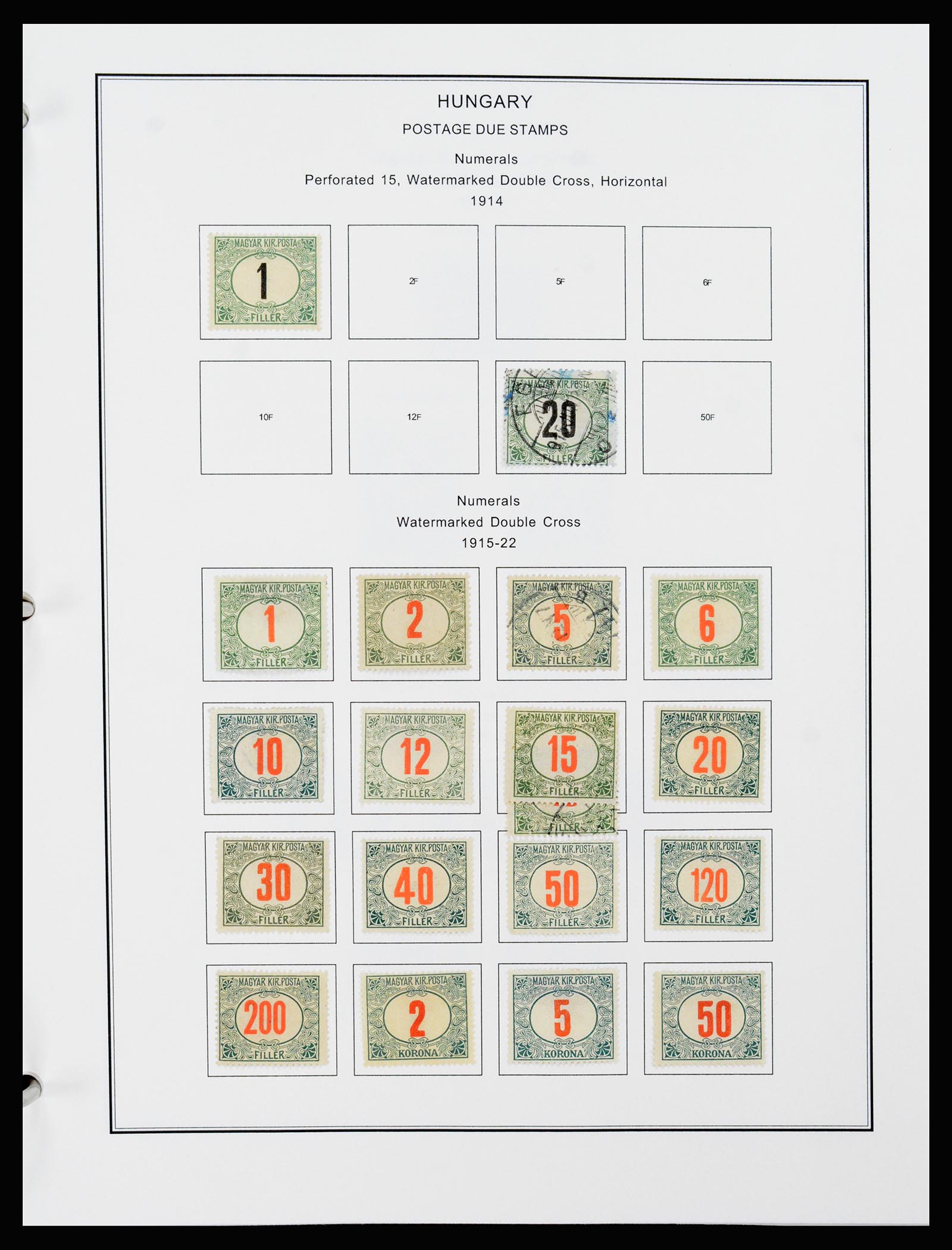 37226 260 - Postzegelverzameling 37226 Hongarije en gebieden 1871-1980.