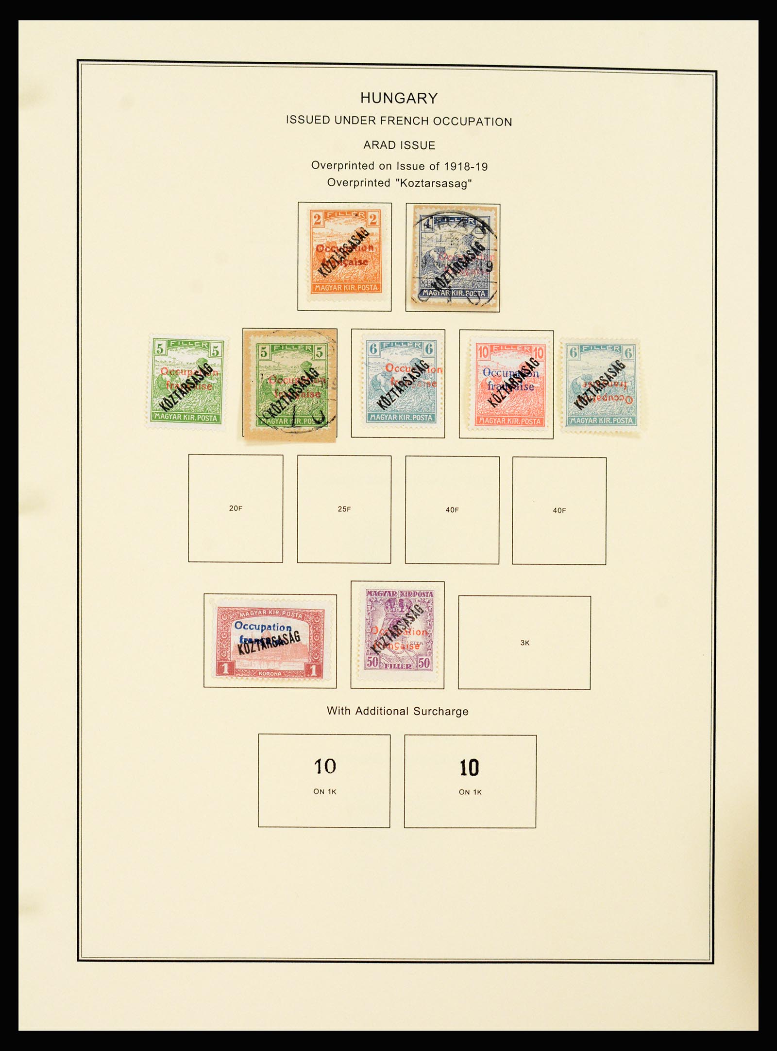 37226 284 - Postzegelverzameling 37226 Hongarije en gebieden 1871-1980.